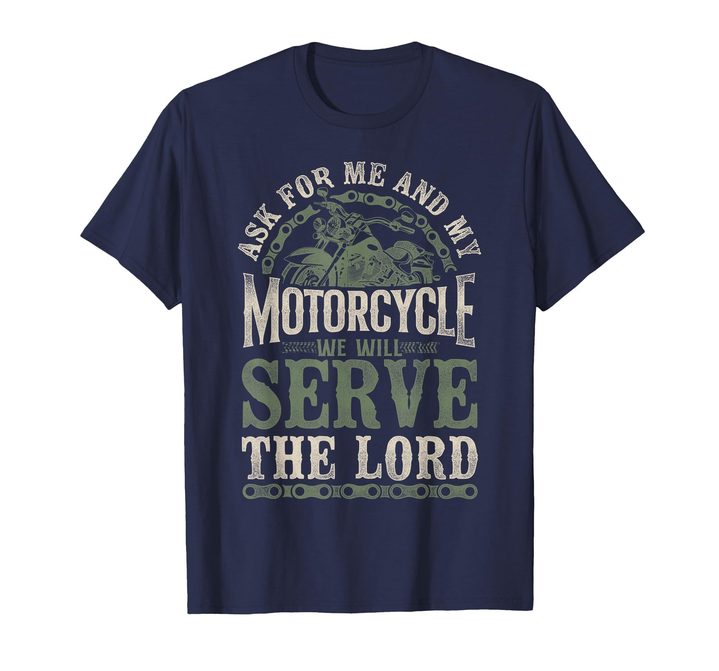 Classic Motorcycle Biker Jesus Faith Christian Biker As For T-Shirt