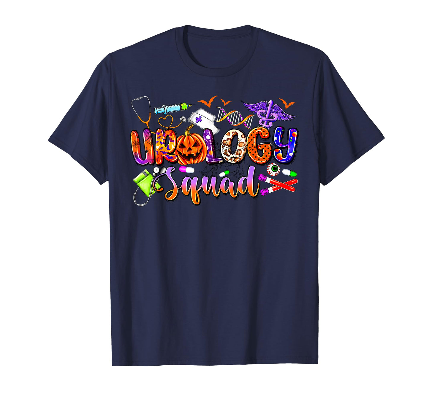 Retro Urology Squad Pumpkin Urologist Nephrologist Halloween T-Shirt