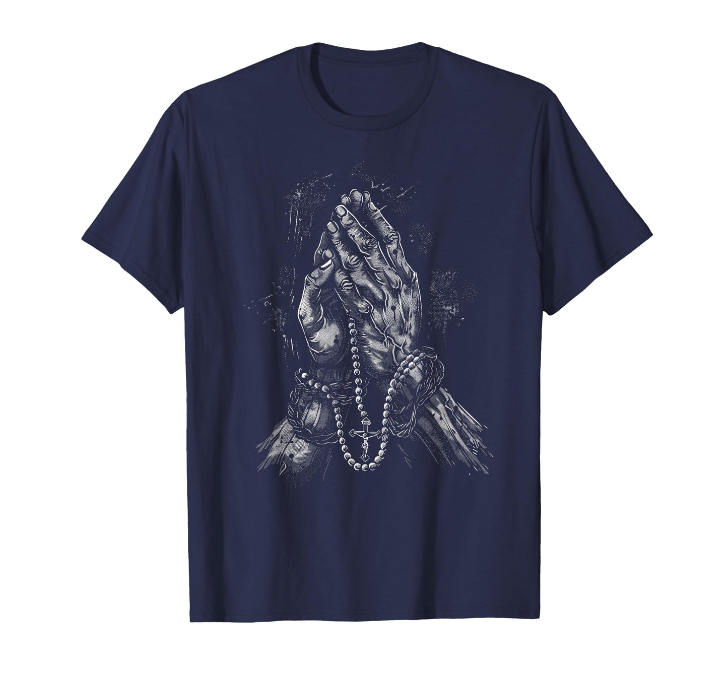 Christianity Praying Hands Rosary Praying hands T-Shirt
