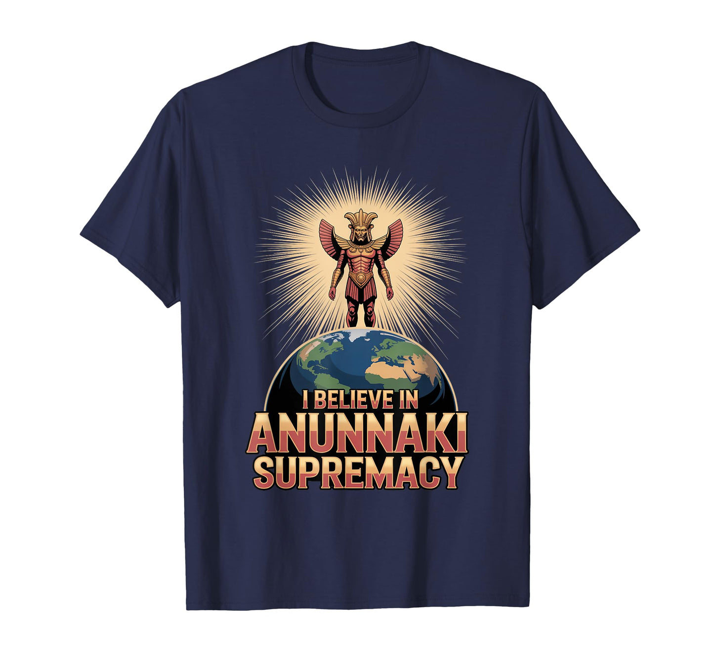 Anunnaki Supremacy Believer Enki Sumerian Myth Origins T-Shirt