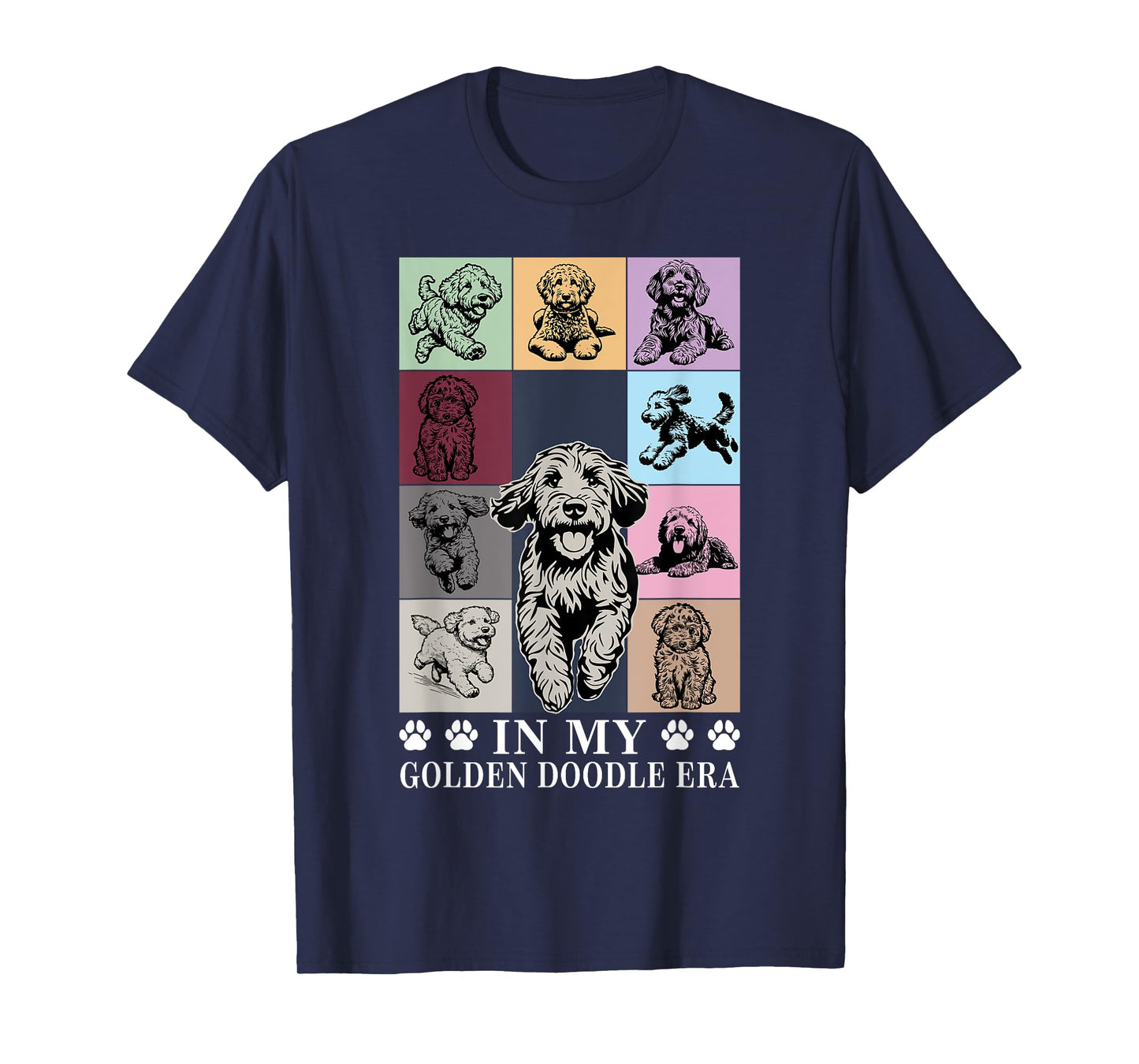 Funny Dog Lovers Quote In My Golden Doodle Era Cool Women T-Shirt