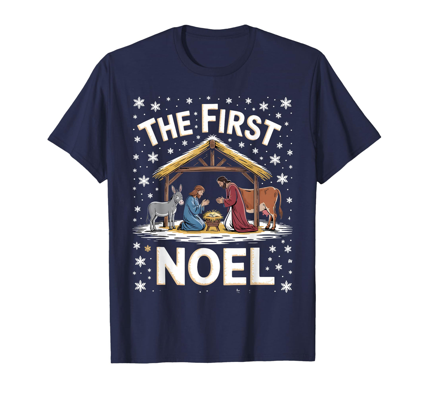 Christian Christmas First Noel Celebrate The Nativity T-Shirt