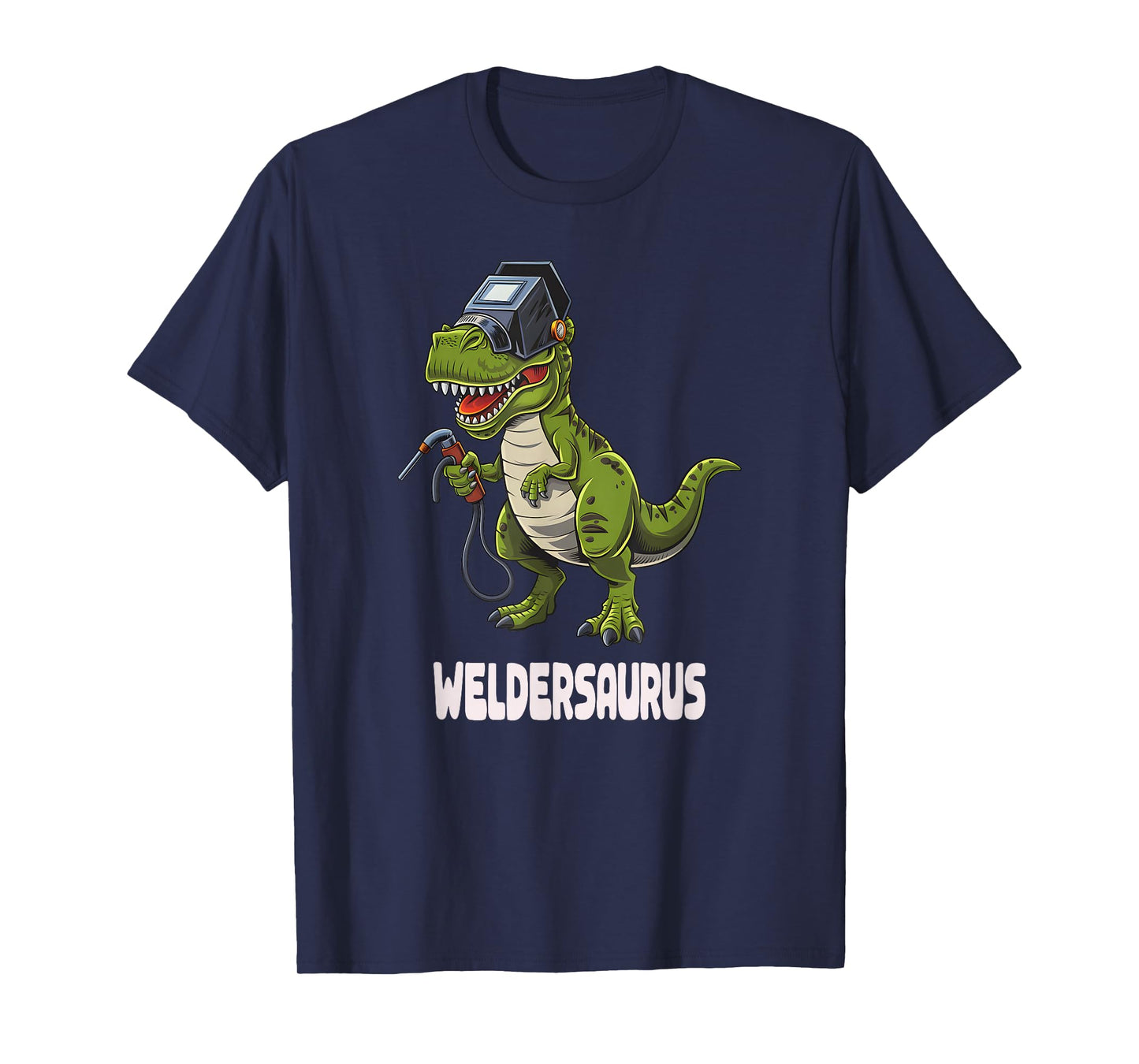 Welder T-rex Funny Weldersaurus Dino Steel Worker Dinosaurs T-Shirt