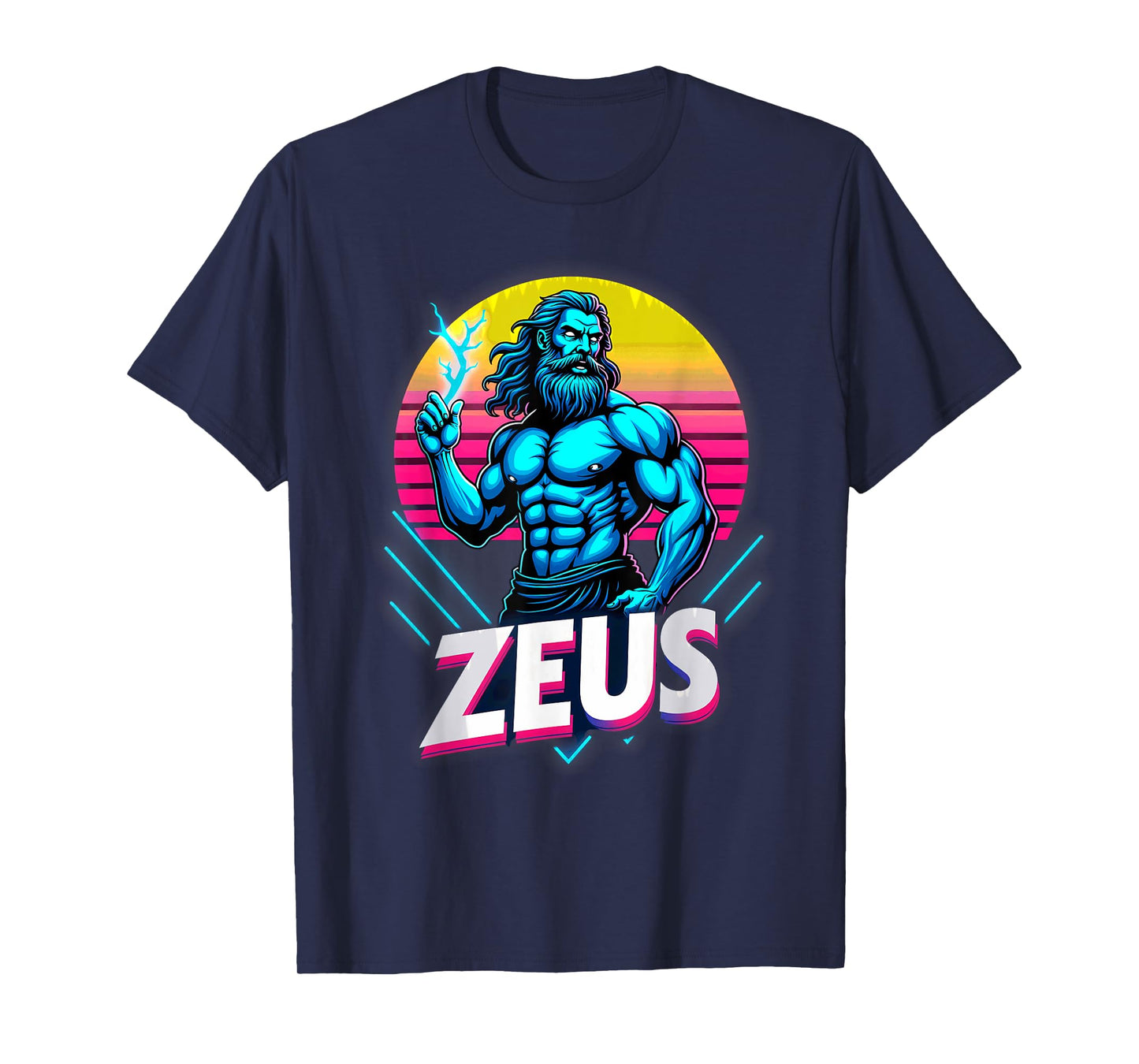 Retro Greek Mythology God Zeus T-Shirt