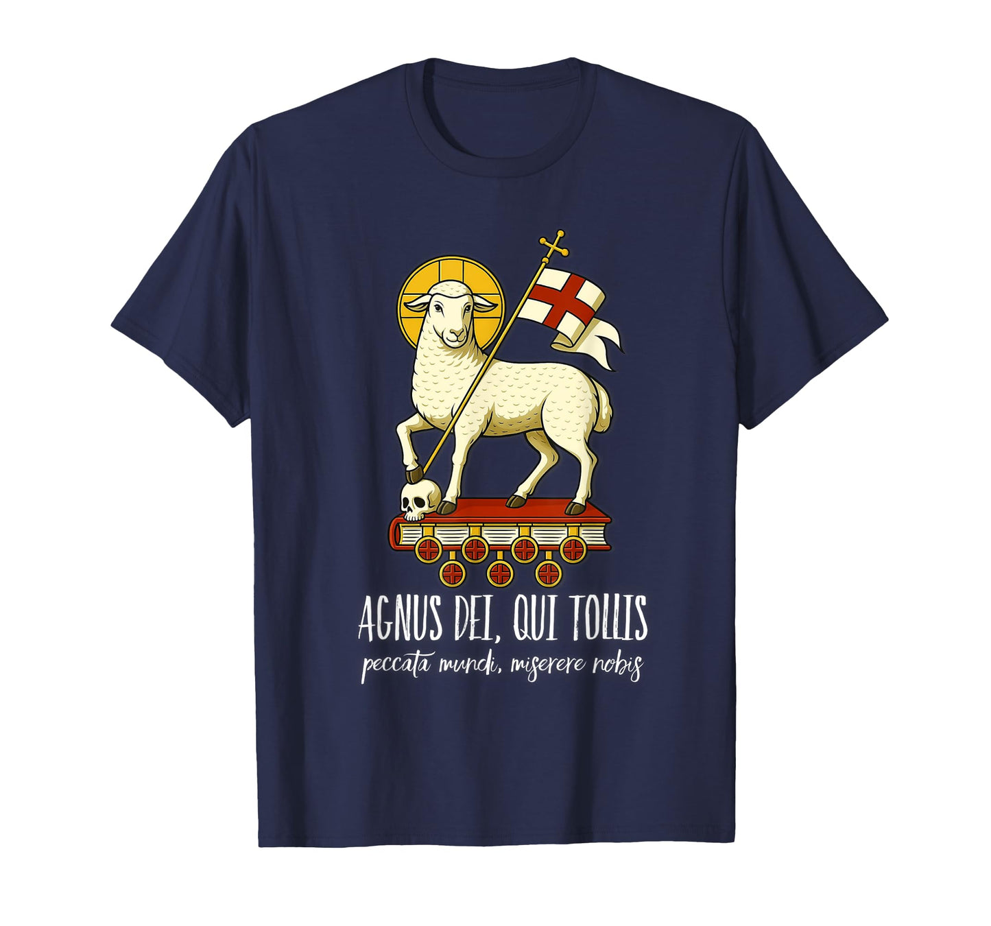 Agnus Dei Sanctus Traditional Latin Mass Catholic T-Shirt