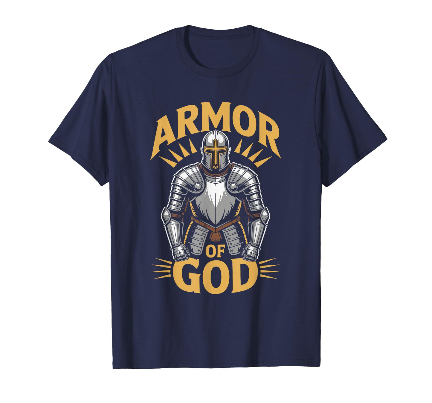 Armor of God Ephesians 6 Christian Warrior Faith Spiritual T-Shirt