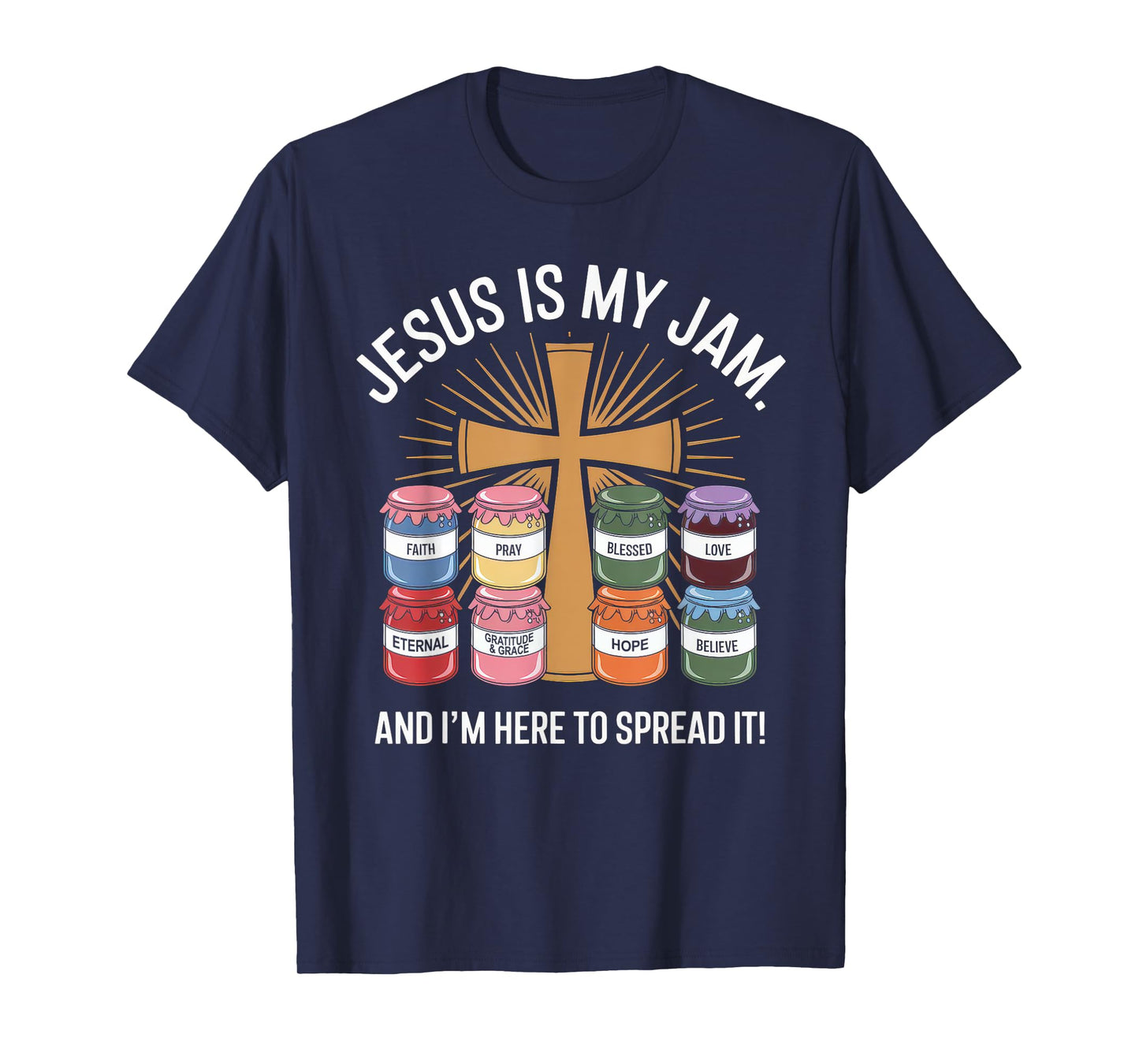 Jesus is My Jam Tshirt Men Women Christian Bible Verse T-Shirt