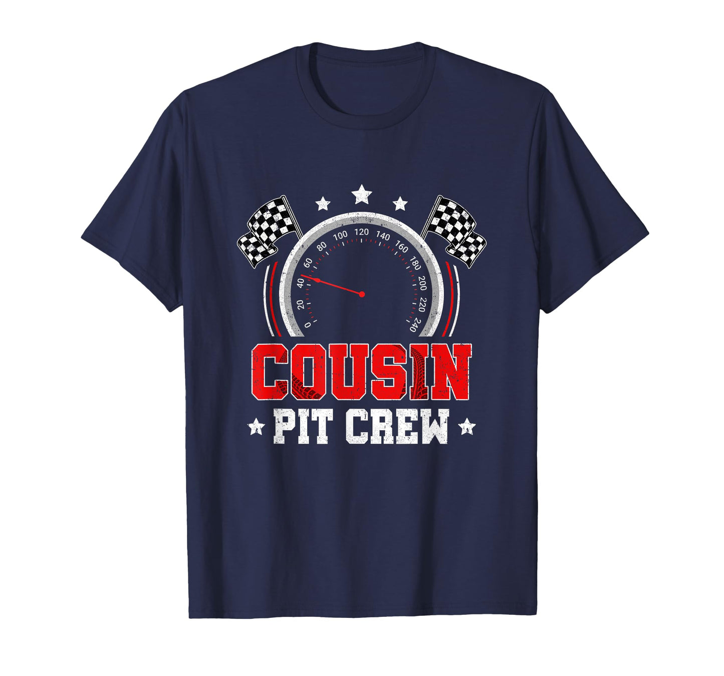Cousin Pit Crew Race Car Birthday Party Racing Family T-Shirt