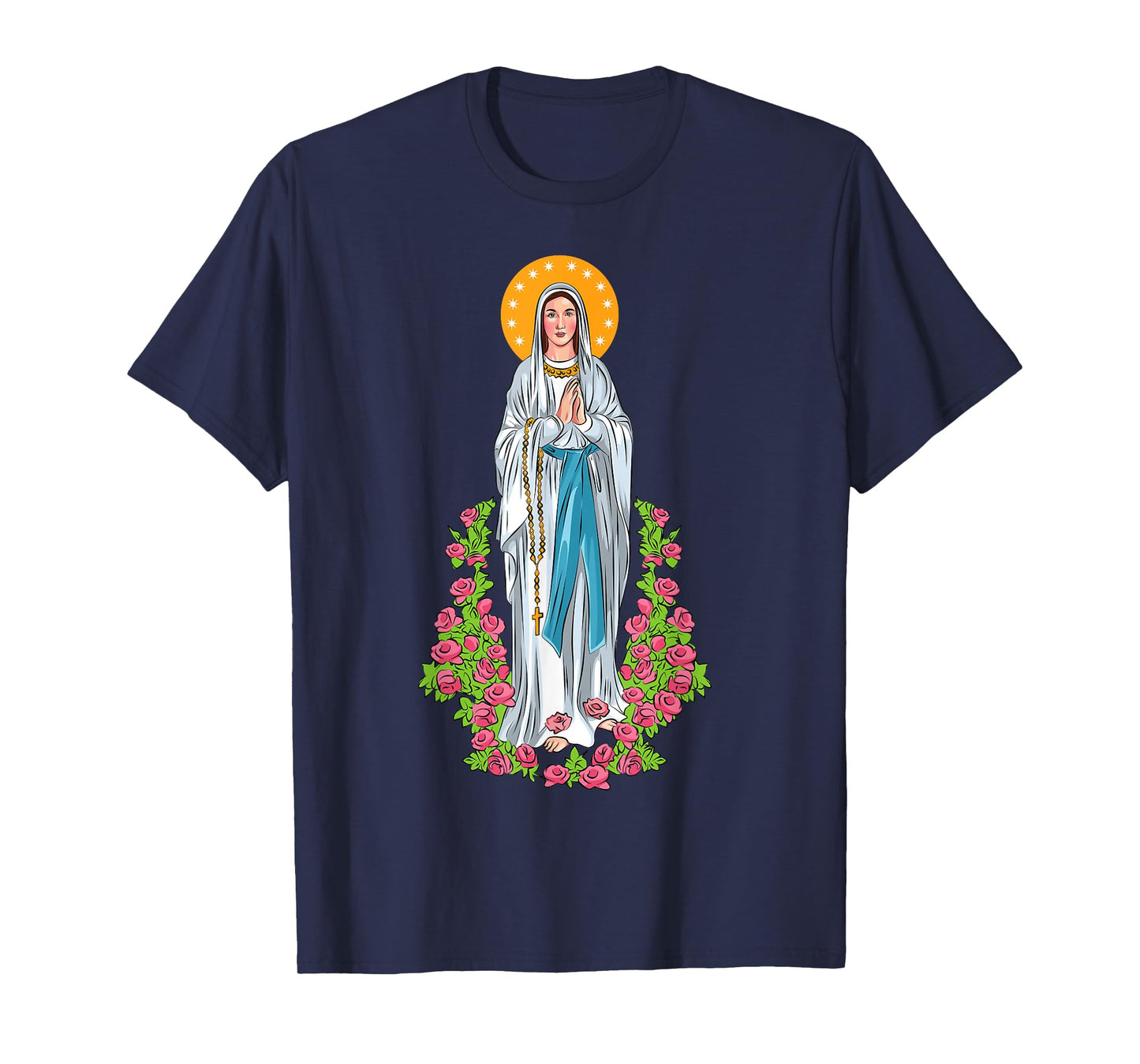 OUR LADY OF LOURDES. VIRGIN MARY T-Shirt