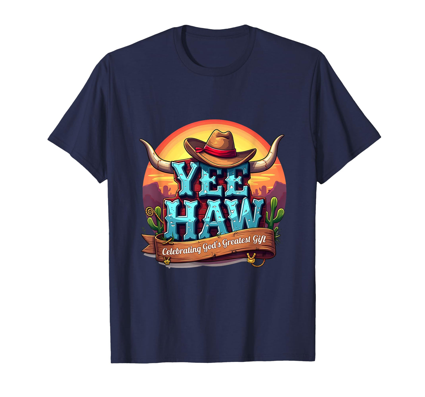 Celebrating Greatest Camp Youth Yee Haw VBS 2025 T-Shirt