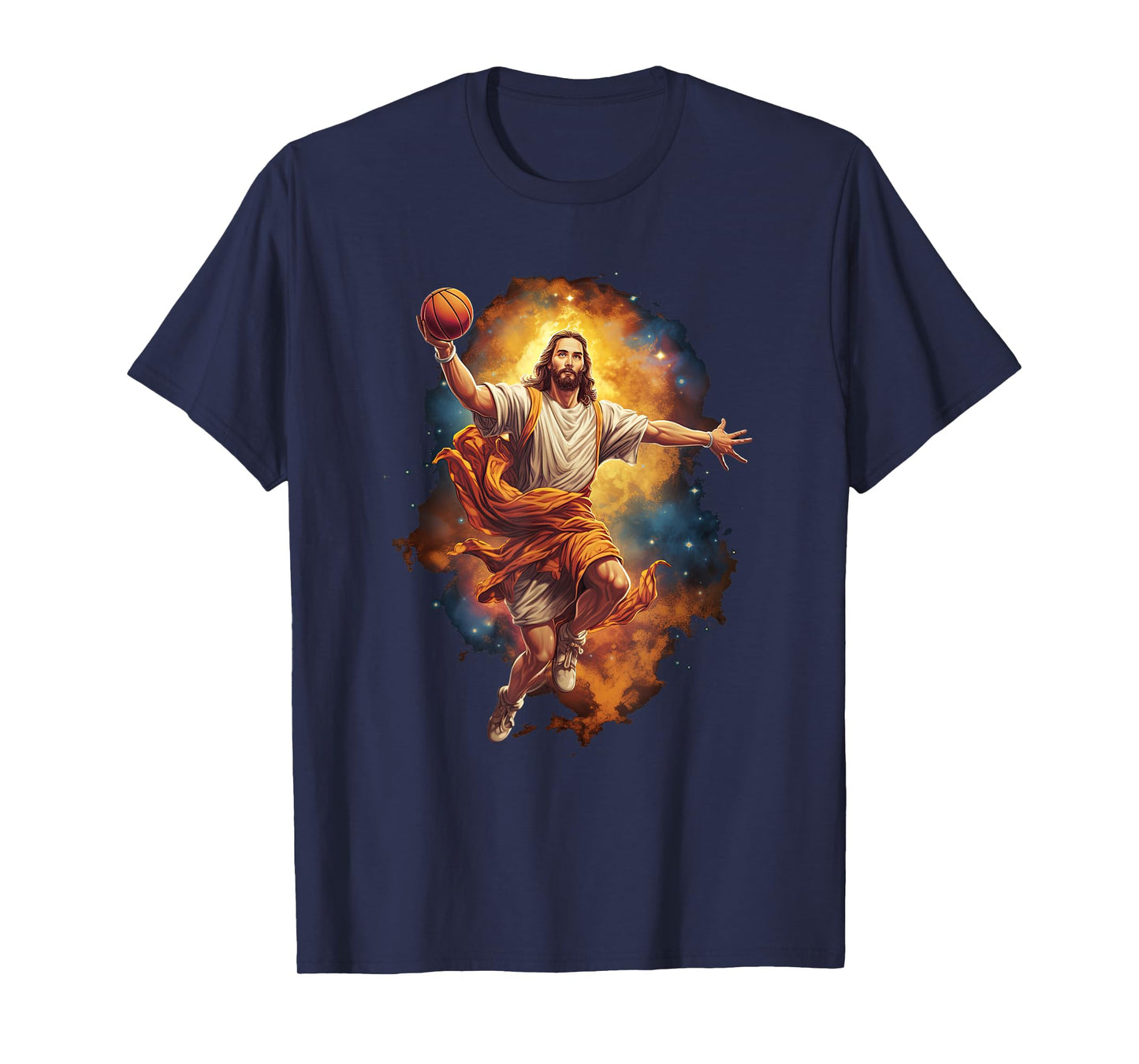 Funny Jesus Playing Basketball T-Shirt