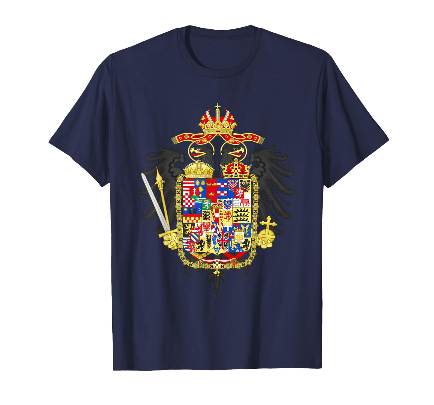 Habsburg Coat of Arms T-Shirt Holy Roman Empire Graphic Tee T-Shirt