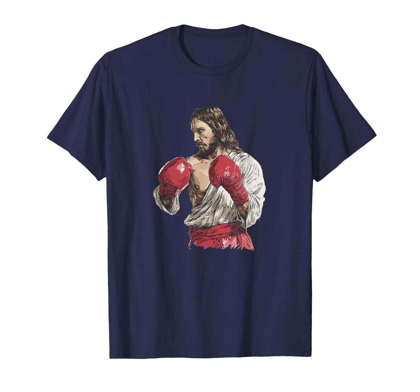 Cool Sport Jesus Christ for Boxing Gloves Lovers T-Shirt