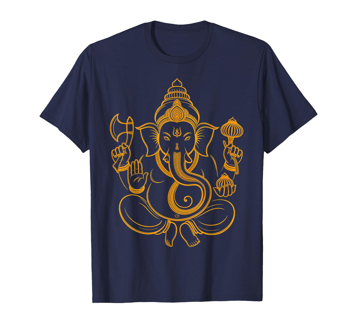 Hindu Ganesha Puja Elephant God India Meditation Yoga Murti T-Shirt