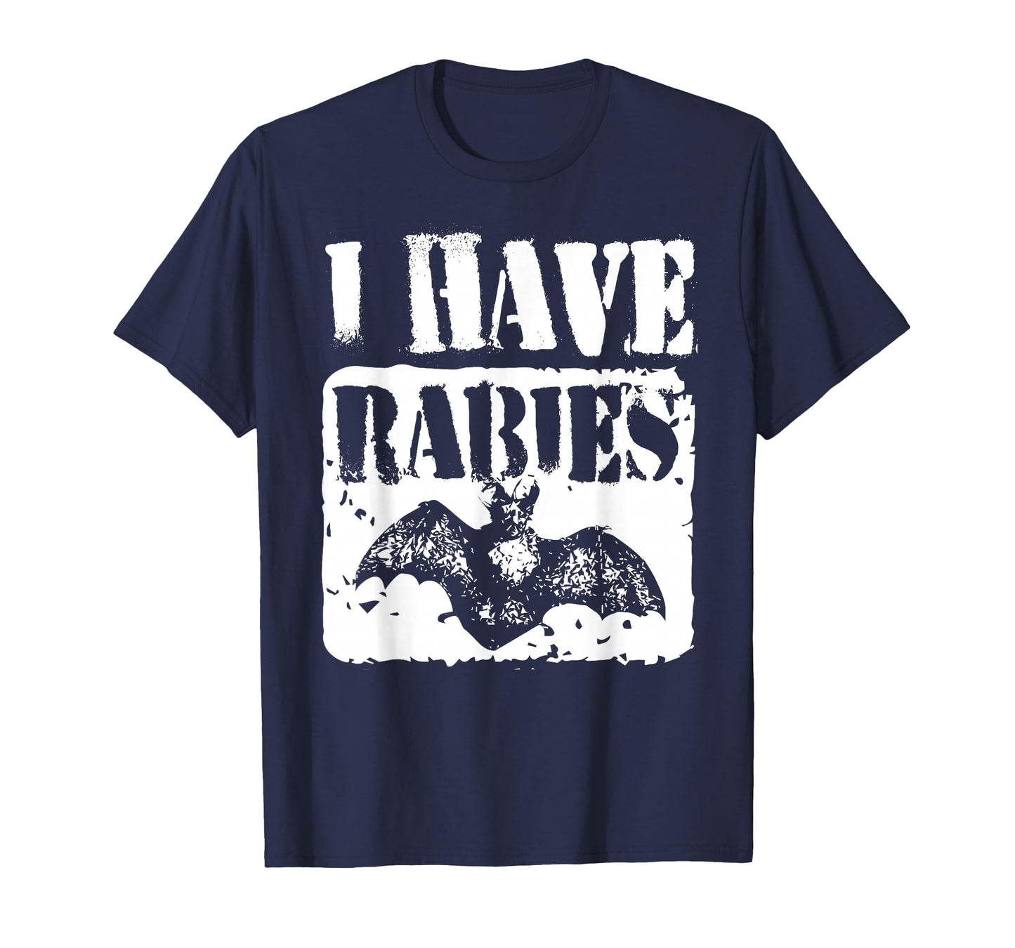 I Have Rabies Funny Bat Meme Vintage Tee T-Shirt