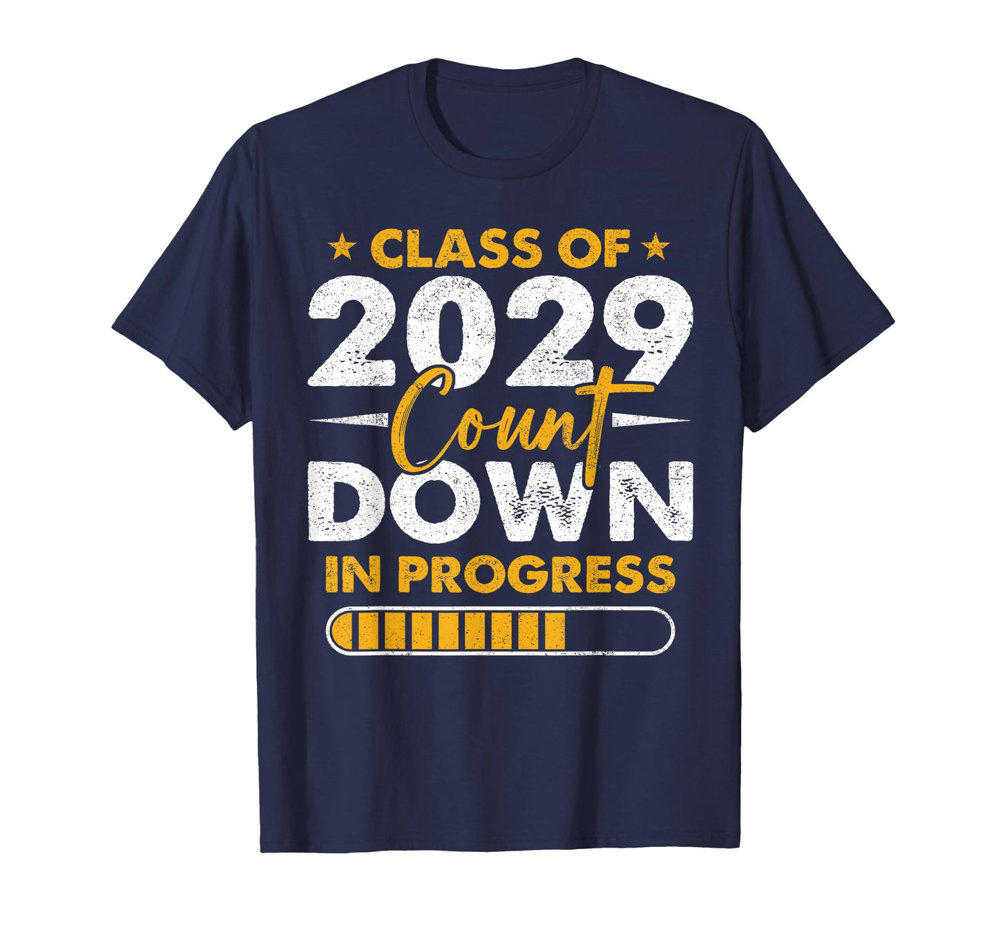 Class of 2029 Count Down In Progress Graduation 8th Grade T-Shirt