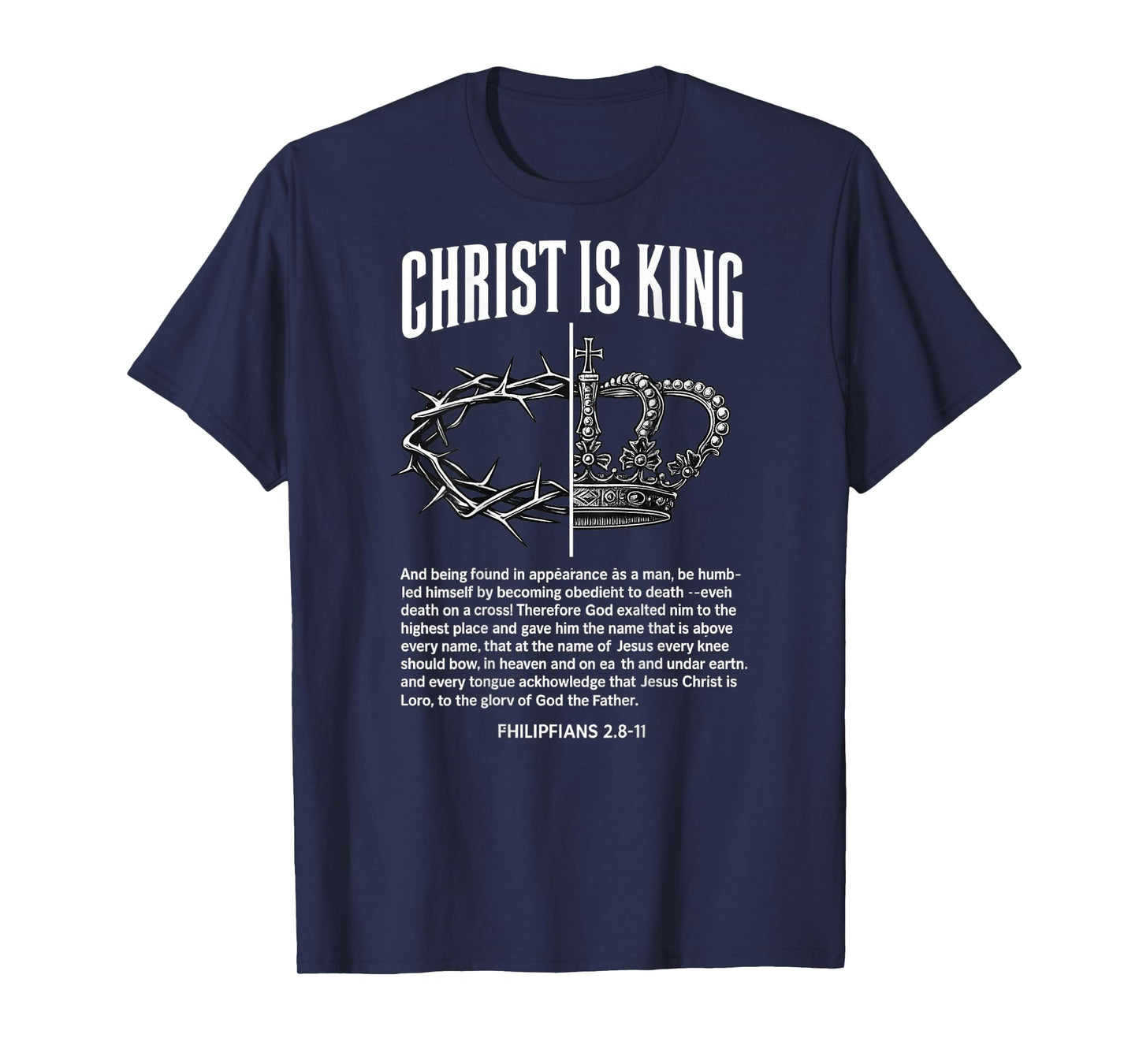Christ is King X Faith Community Church Crown Love T-Shirt