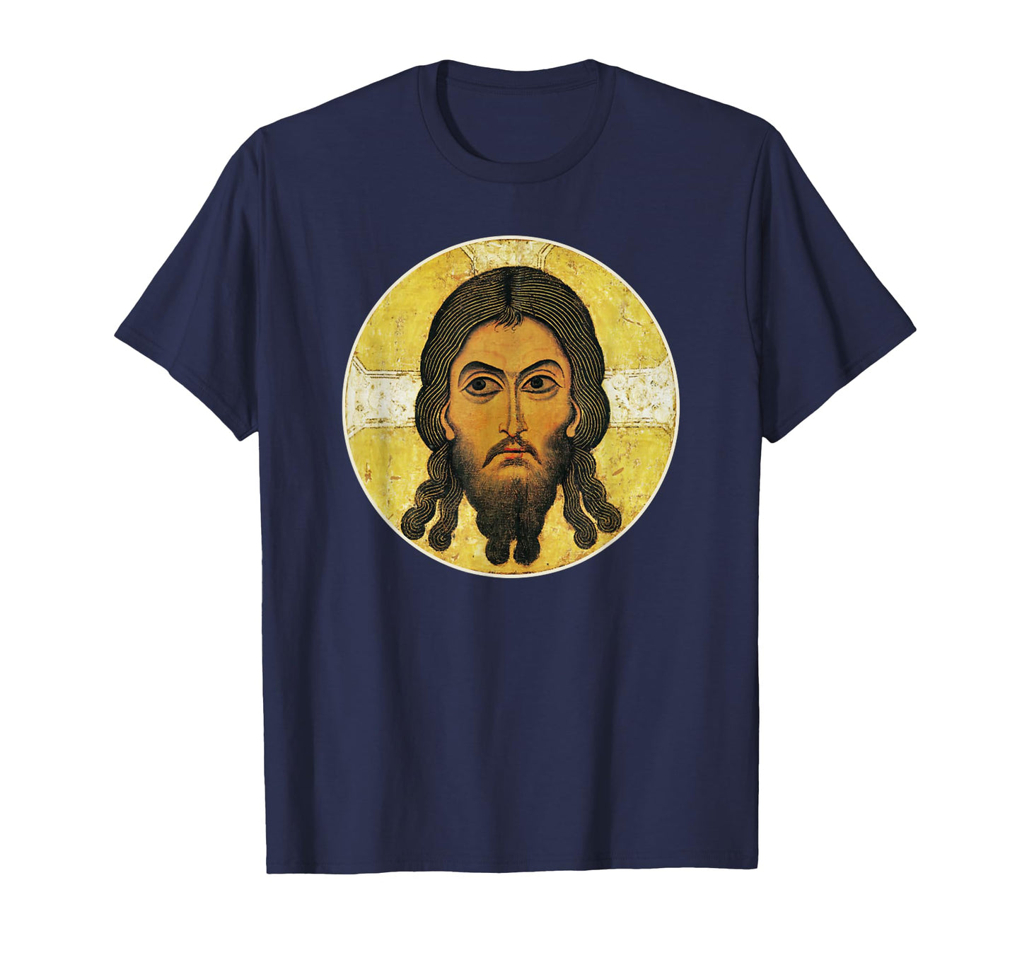 Vintage Christ Acheiropoietos Holy Face Of Jesus Orthodox T-Shirt