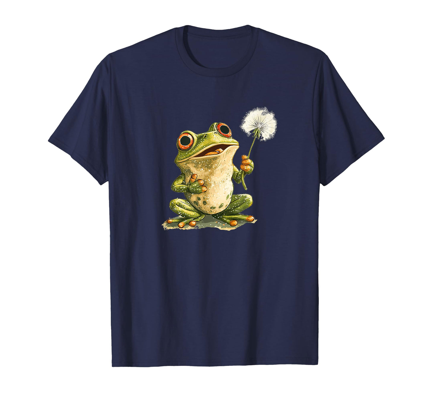 Nice Frog blows Dandelion Flower Costume T-Shirt