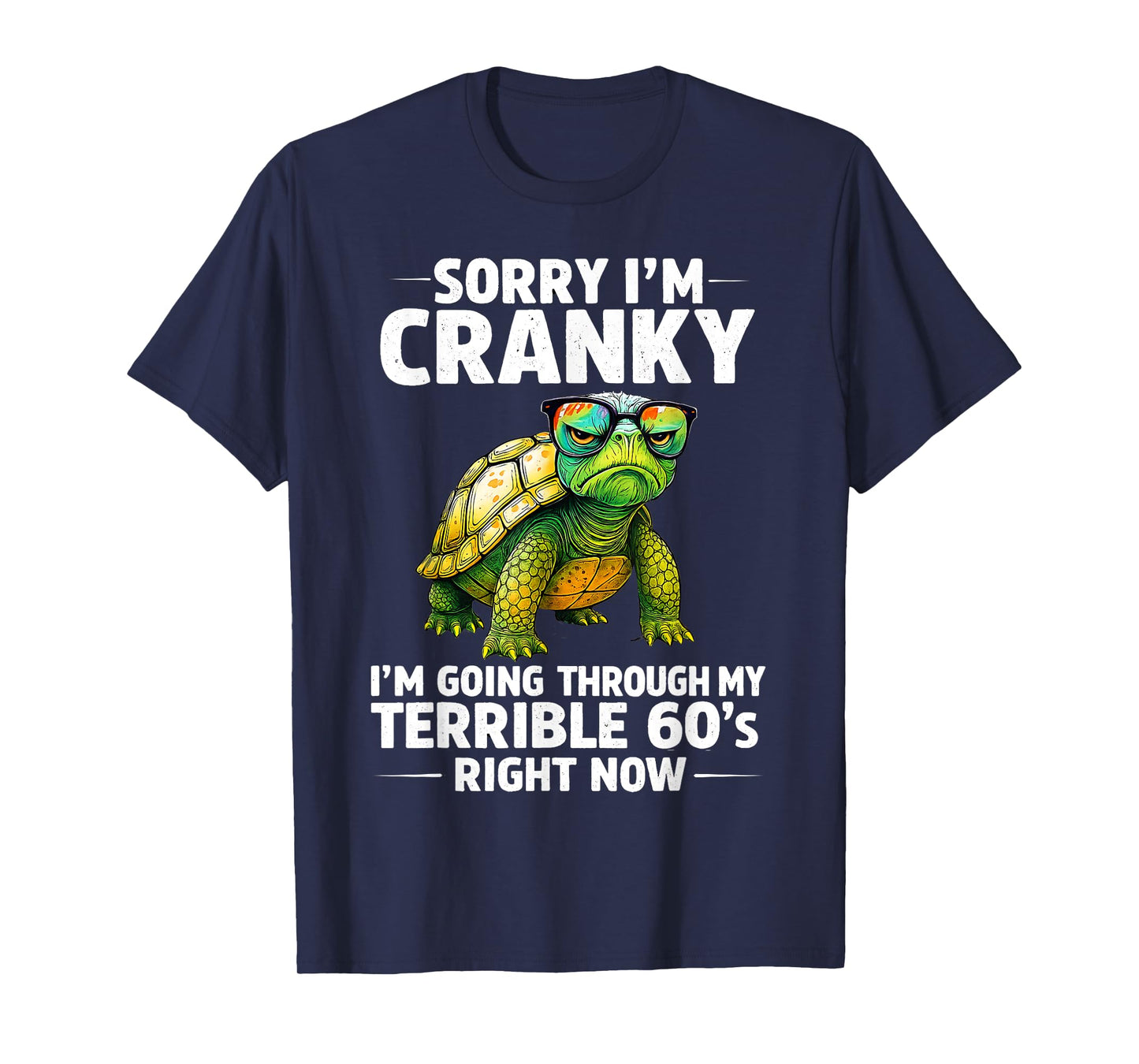 Sorry I’m Cranky I’m Going Through My Terrible 60s Turtle T-Shirt
