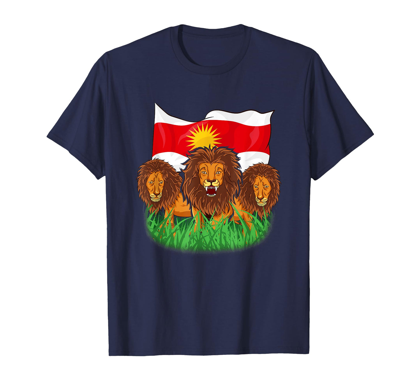 Exidxan Ezidi Yezidi Yezidi Flag T-Shirt