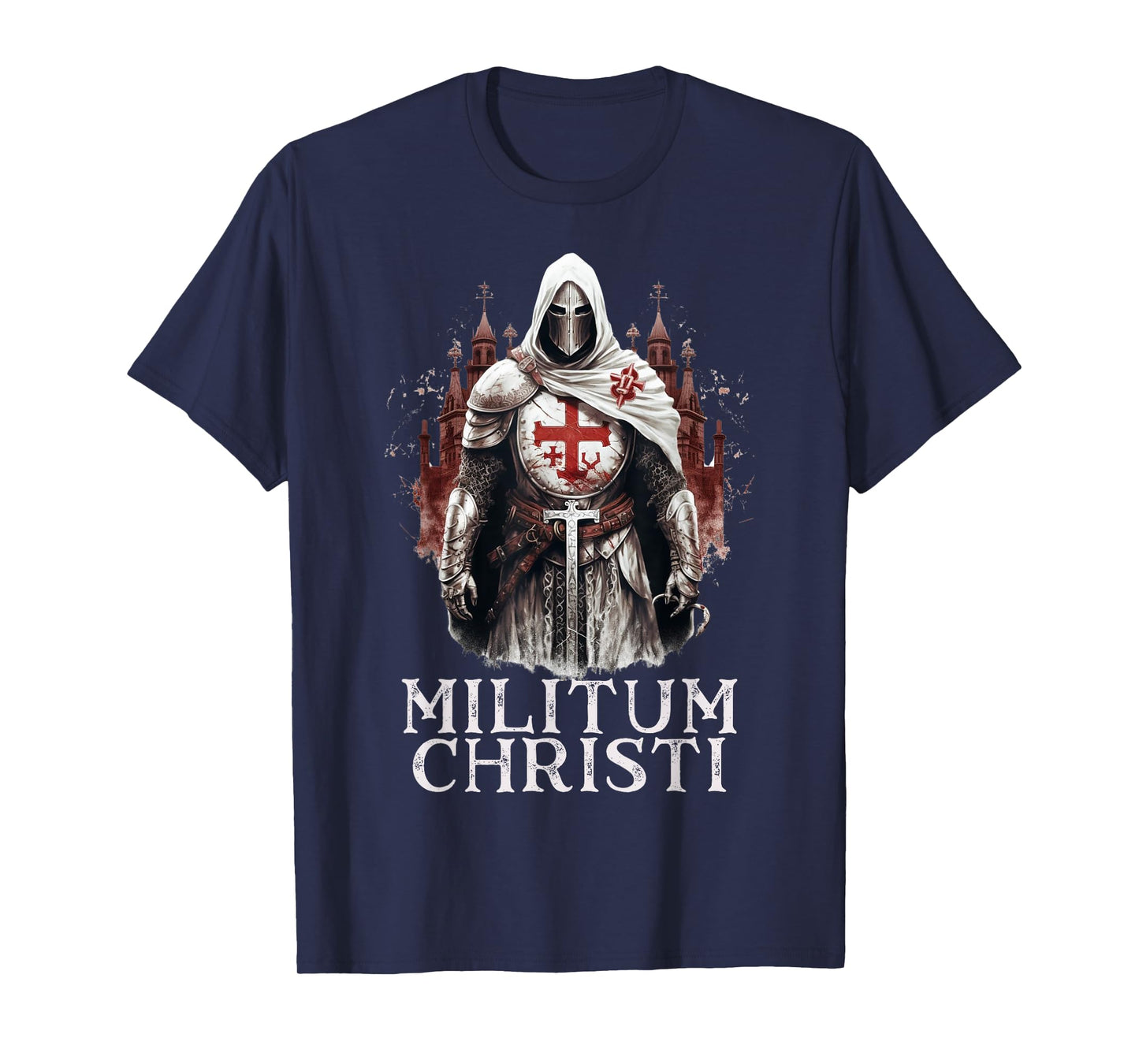 Catholic Knight Templar Crusader Cross T-Shirt