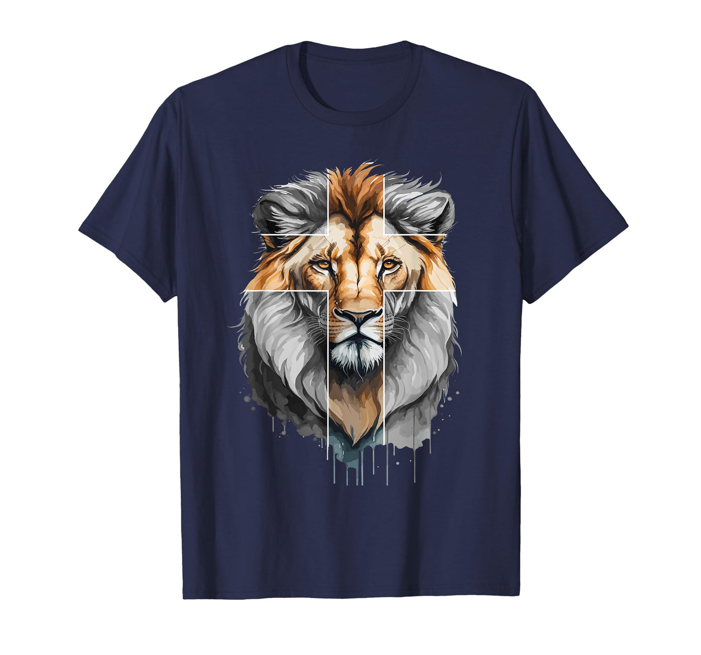Jesus Lion of Judah christian cross T-Shirt
