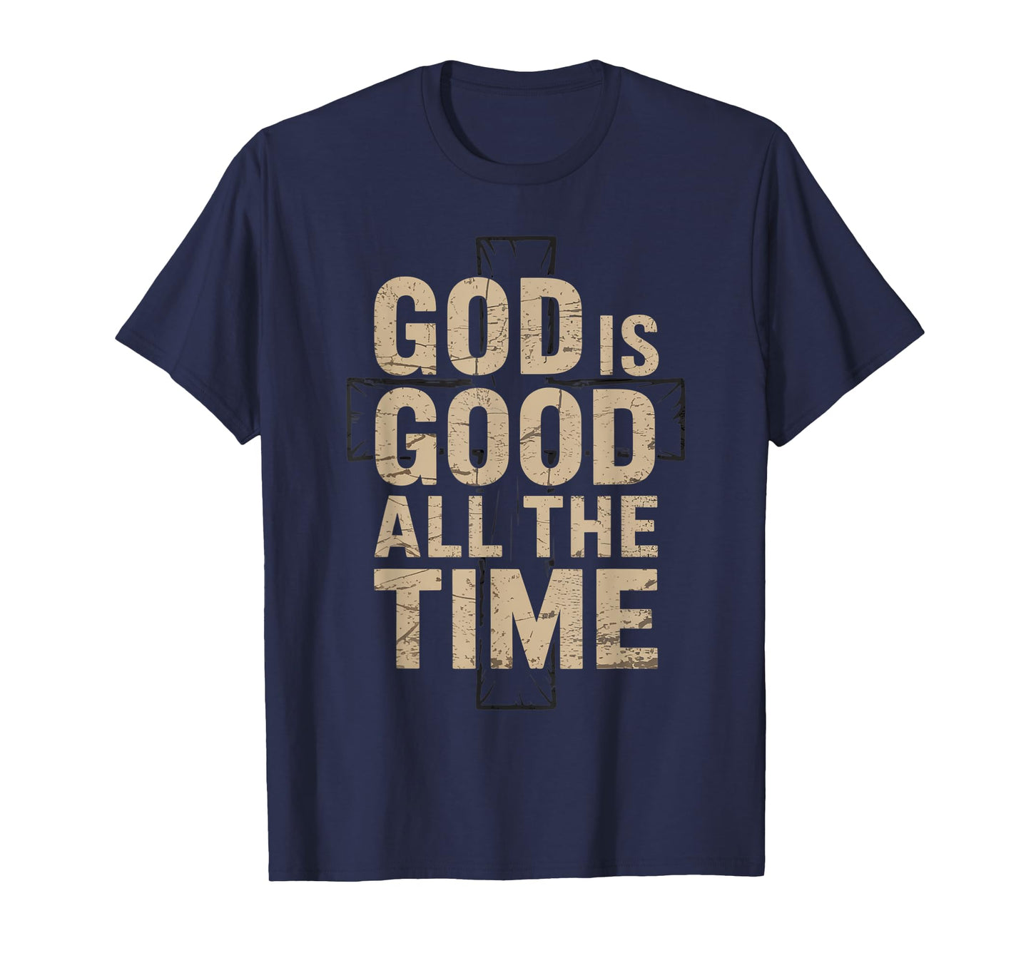 Vintage Retro Christian God is Good All The Time Jesus T-Shirt