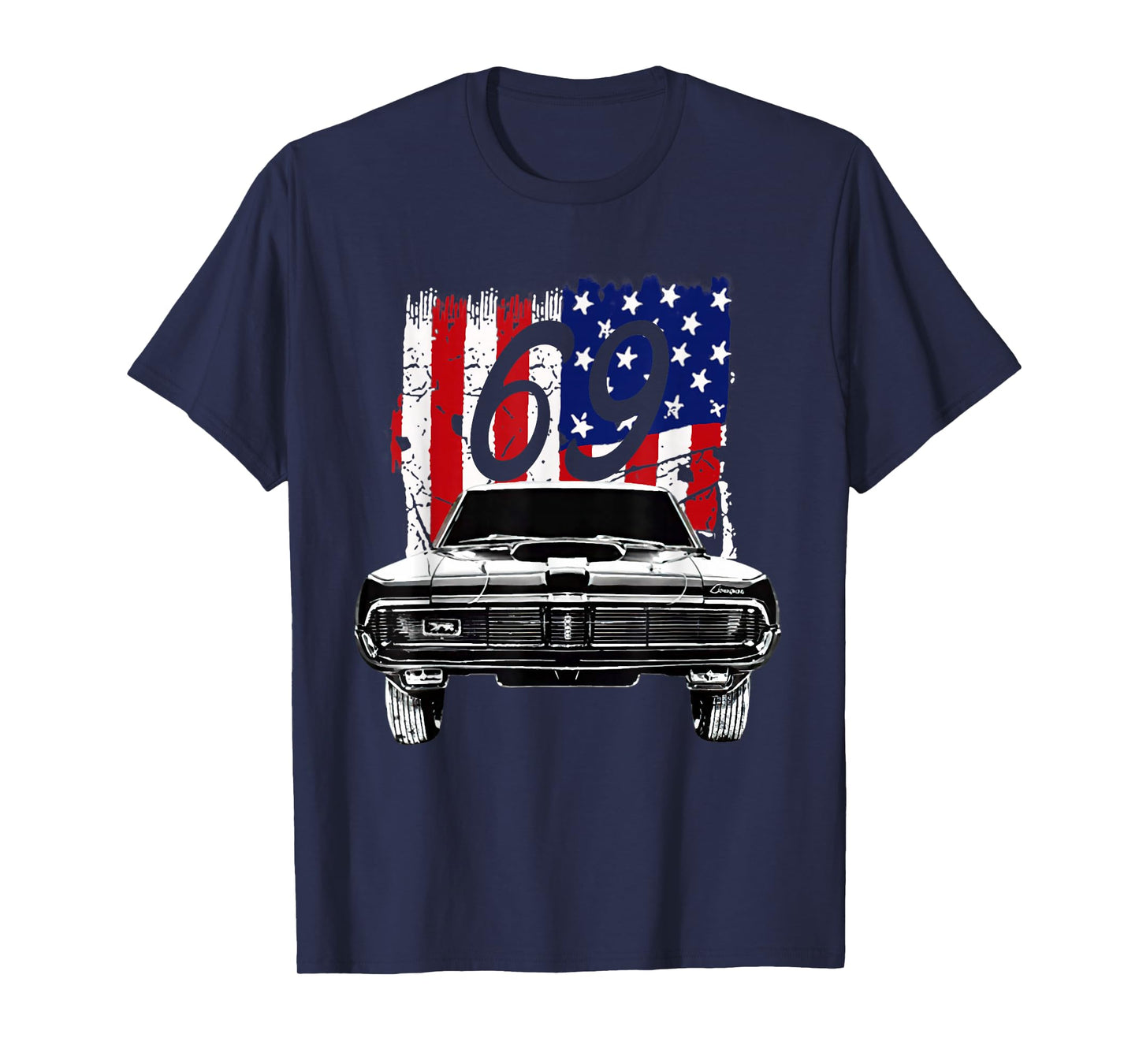 1969 69 Mercury classic Cougar Vinatge cars T-Shirt