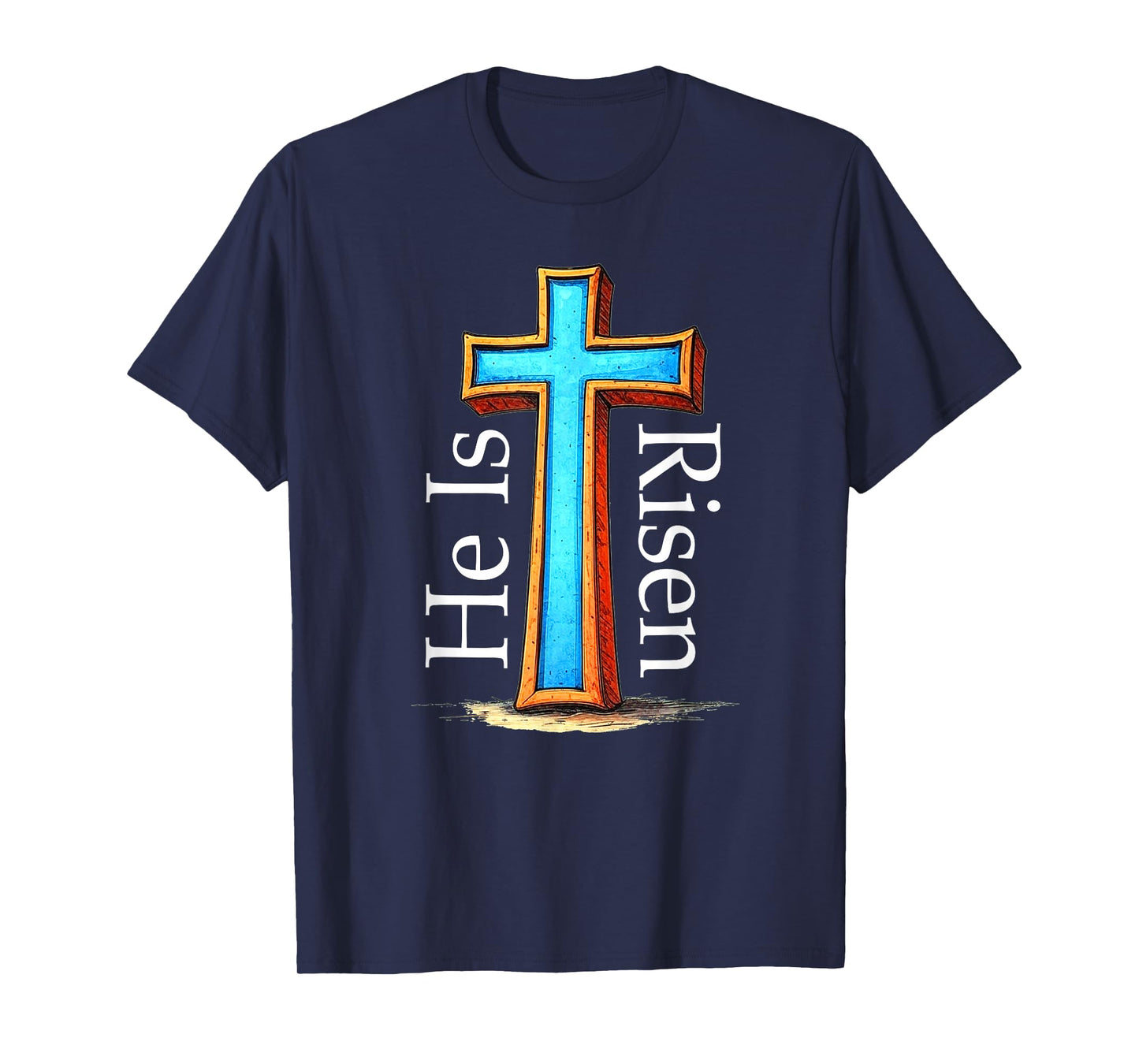 He is Risen Christian Cross of Christ T-Shirt