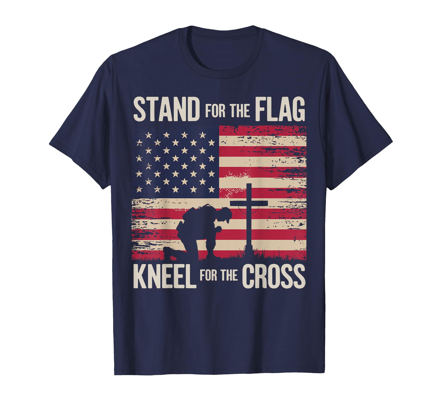 USA Flag Religious Quote 4th of July for Christian Faith T-Shirt