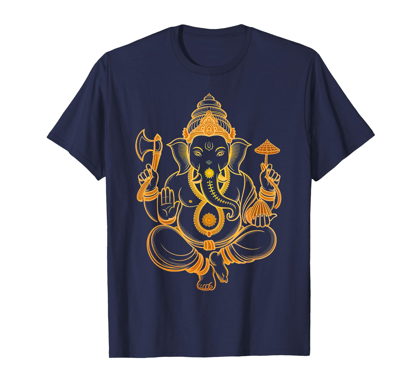 Hindu Ganesha Puja Elephant God India Meditation Yoga Murti T-Shirt