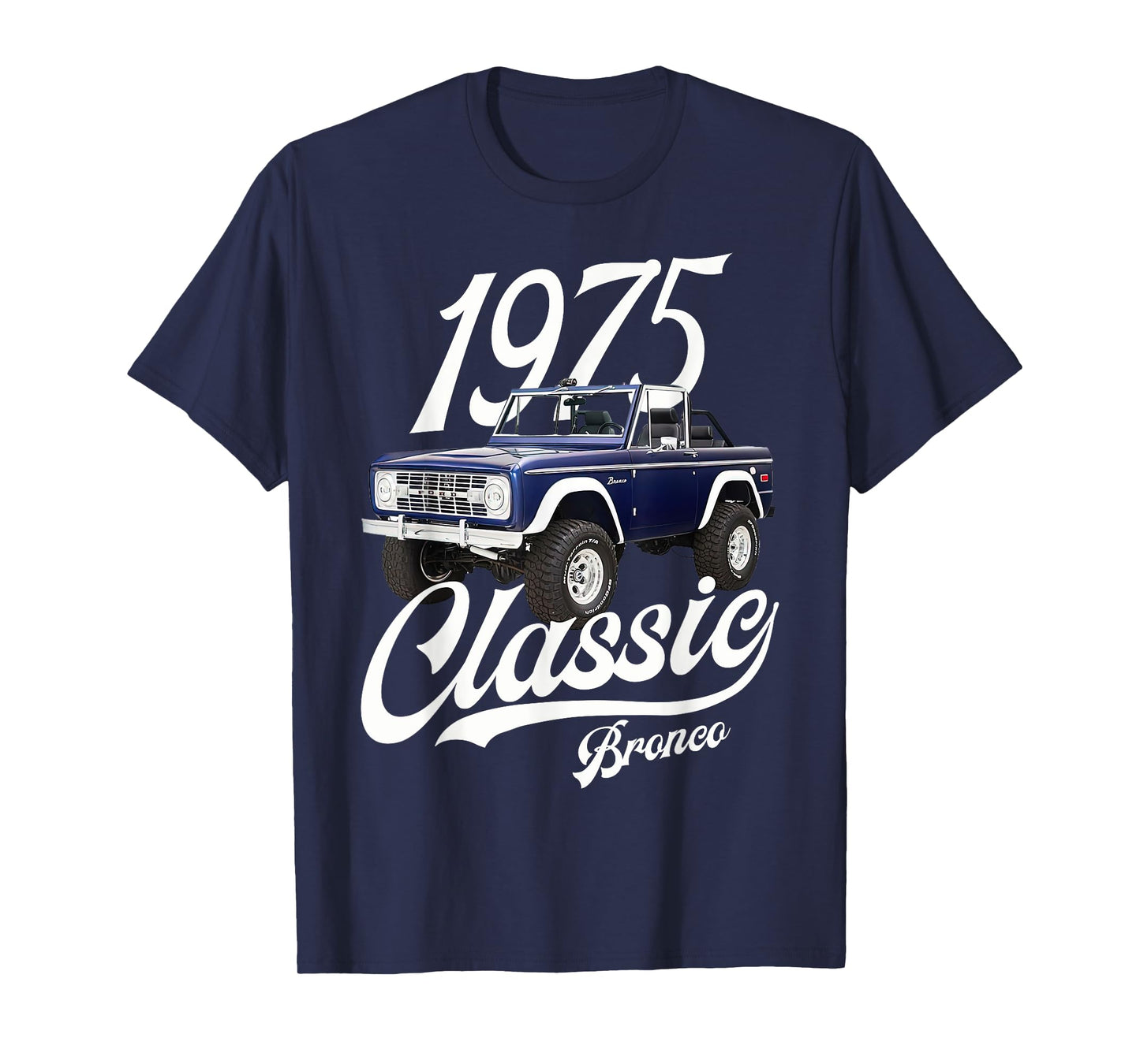 Classic bronco 1975 Navy Blue Knoxville T-Shirt