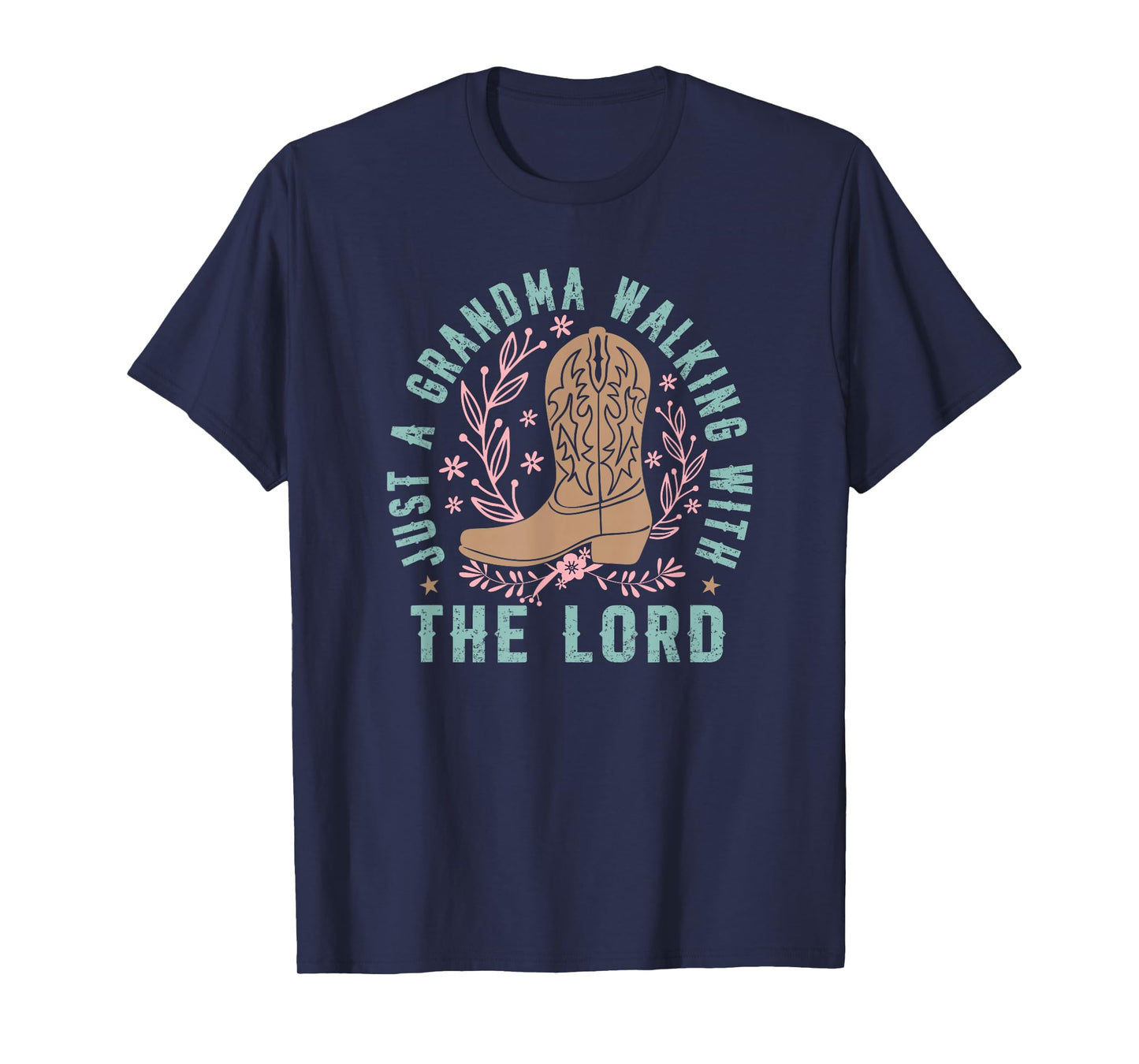 Just A Grandma Walking with The Lord T-Shirt