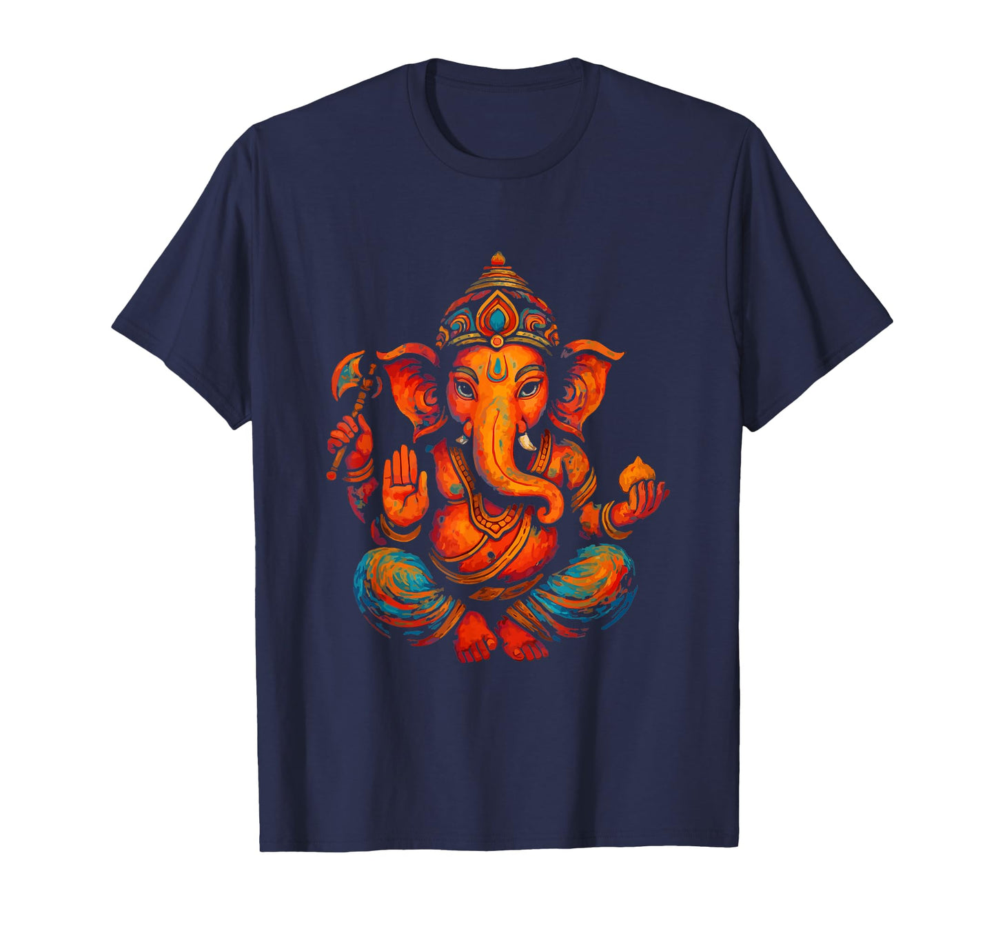 Ganesh Symbol Yoga Hindu Elephant God Ganesha Puja T-Shirt