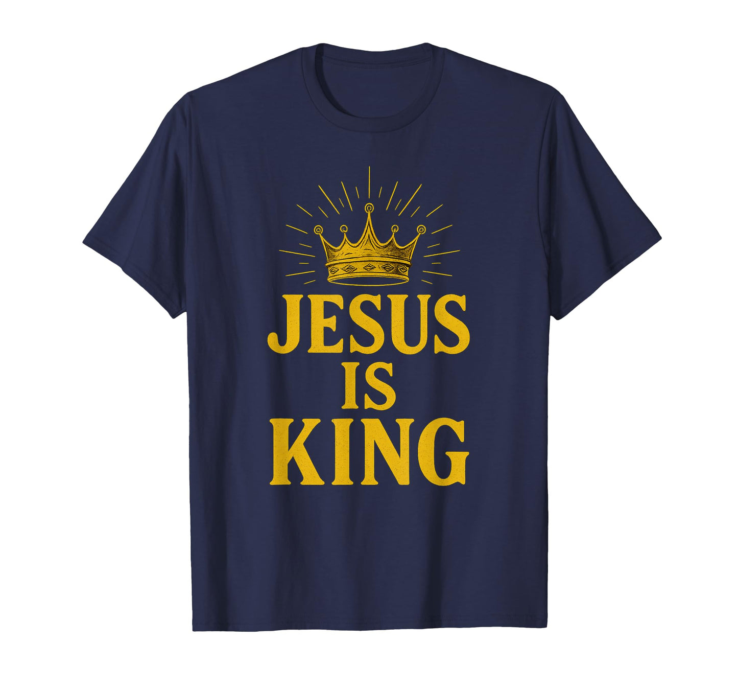 Jesus is King Crown Christian T-Shirt T-Shirt