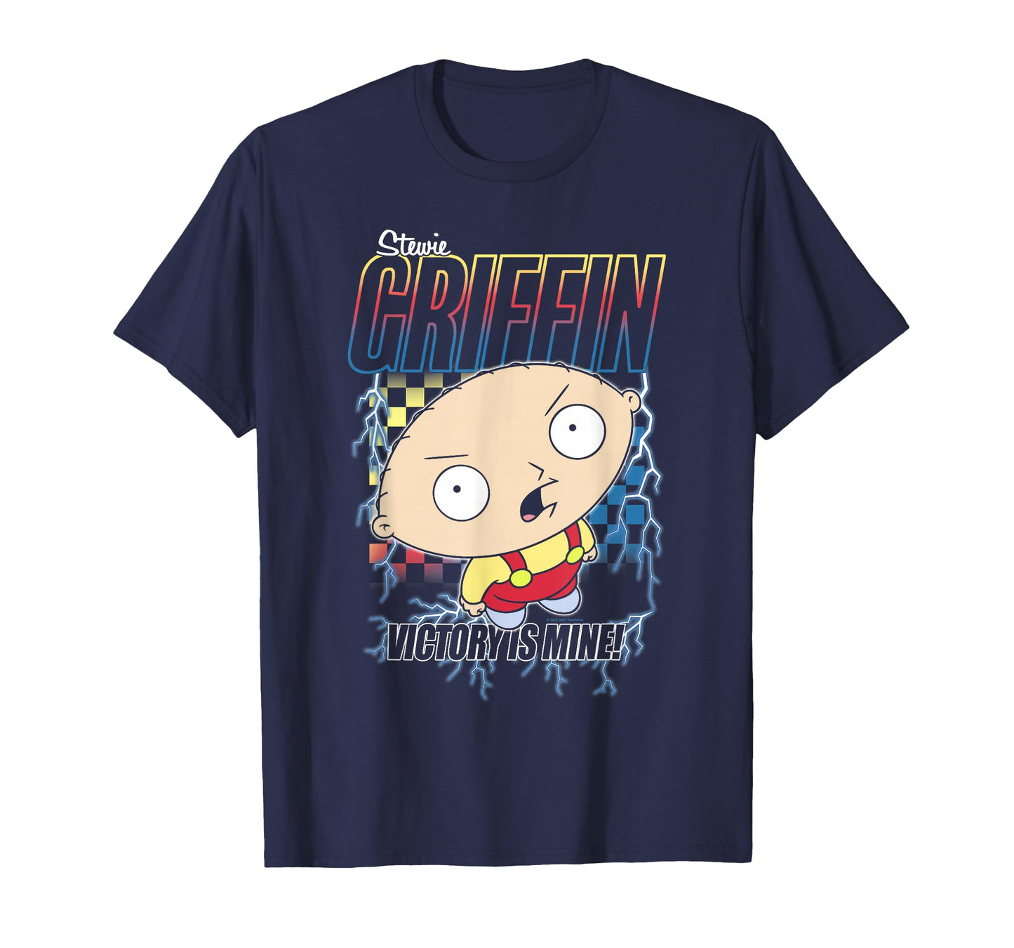 Family Guy Stewie Griffin Victory Is Mine Big Chest Poster T-Shirt