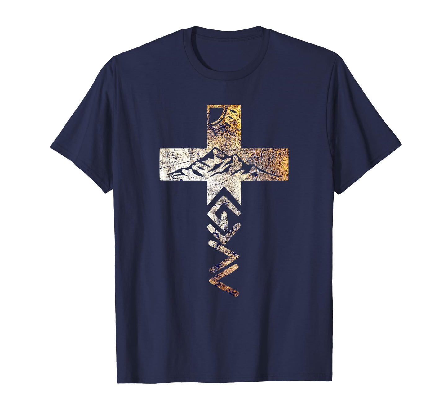 God Greater Than The Highs And Lows Cross for Christians T-Shirt