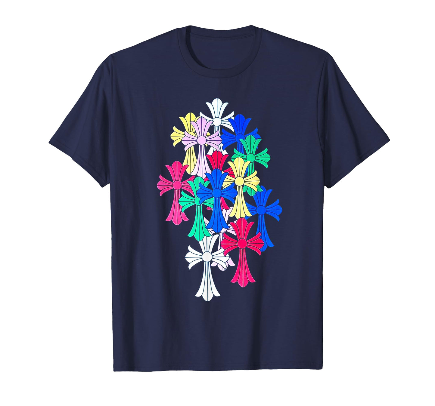 Hearts MultiColor Cross Cemetery T-Shirt