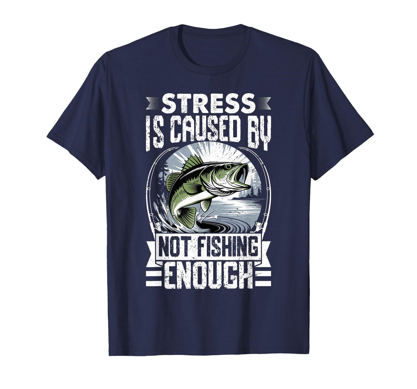 Funny Fishing Shirt for Men Women Fisherman Bass Fishing T-Shirt