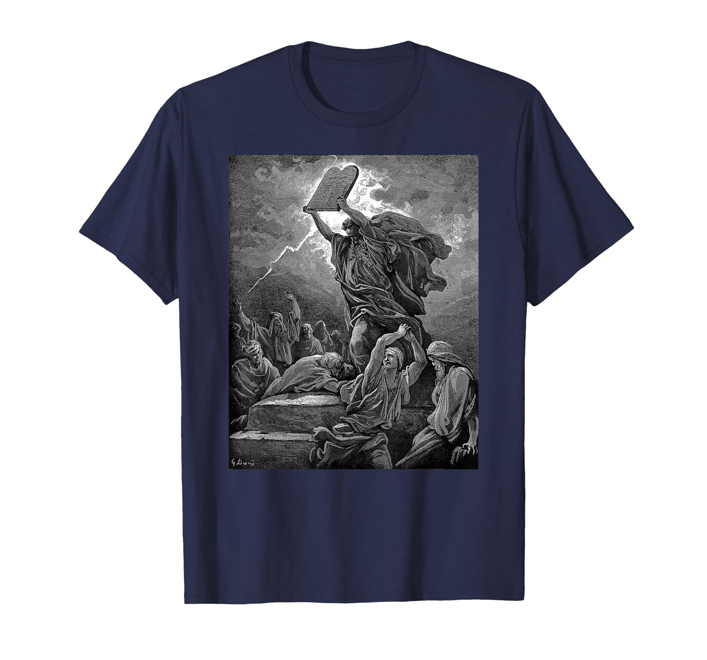 Gustave Dore Moses Breaks the Tablets of the Law T-Shirt