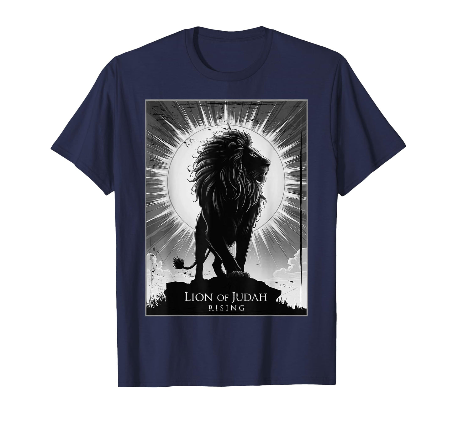 Lion Of The Tribe Judah Rising Hebrew Israelite YHWH T-Shirt