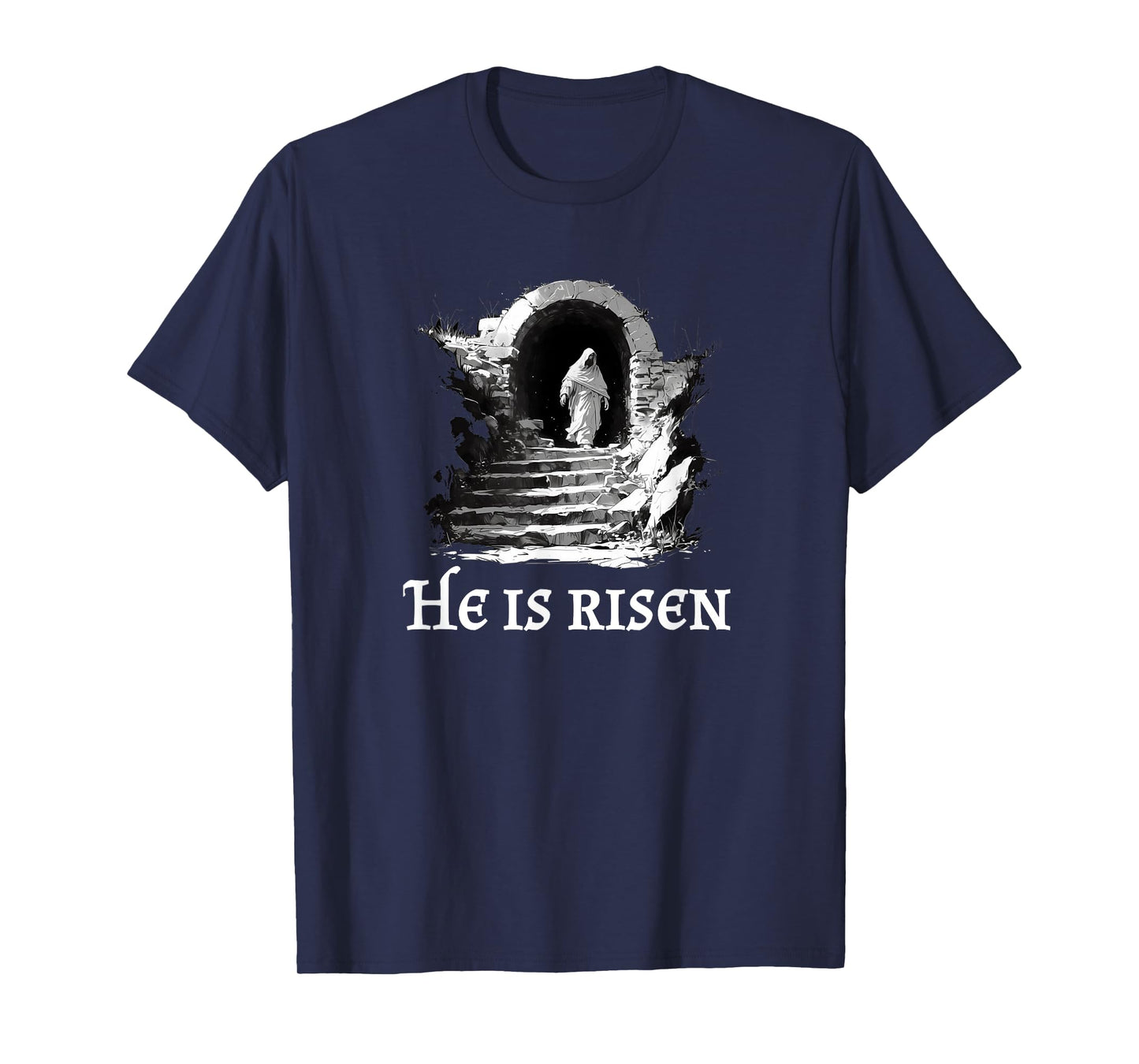 He Is Risen! Cross Jesus, Easter Day Christians Vintage gift T-Shirt