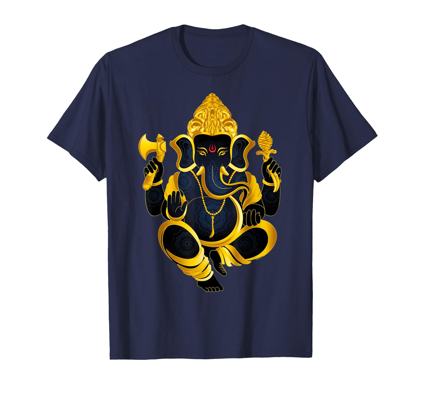 Hindu Ganesha Puja Elephant God India Meditation Yoga Murti T-Shirt