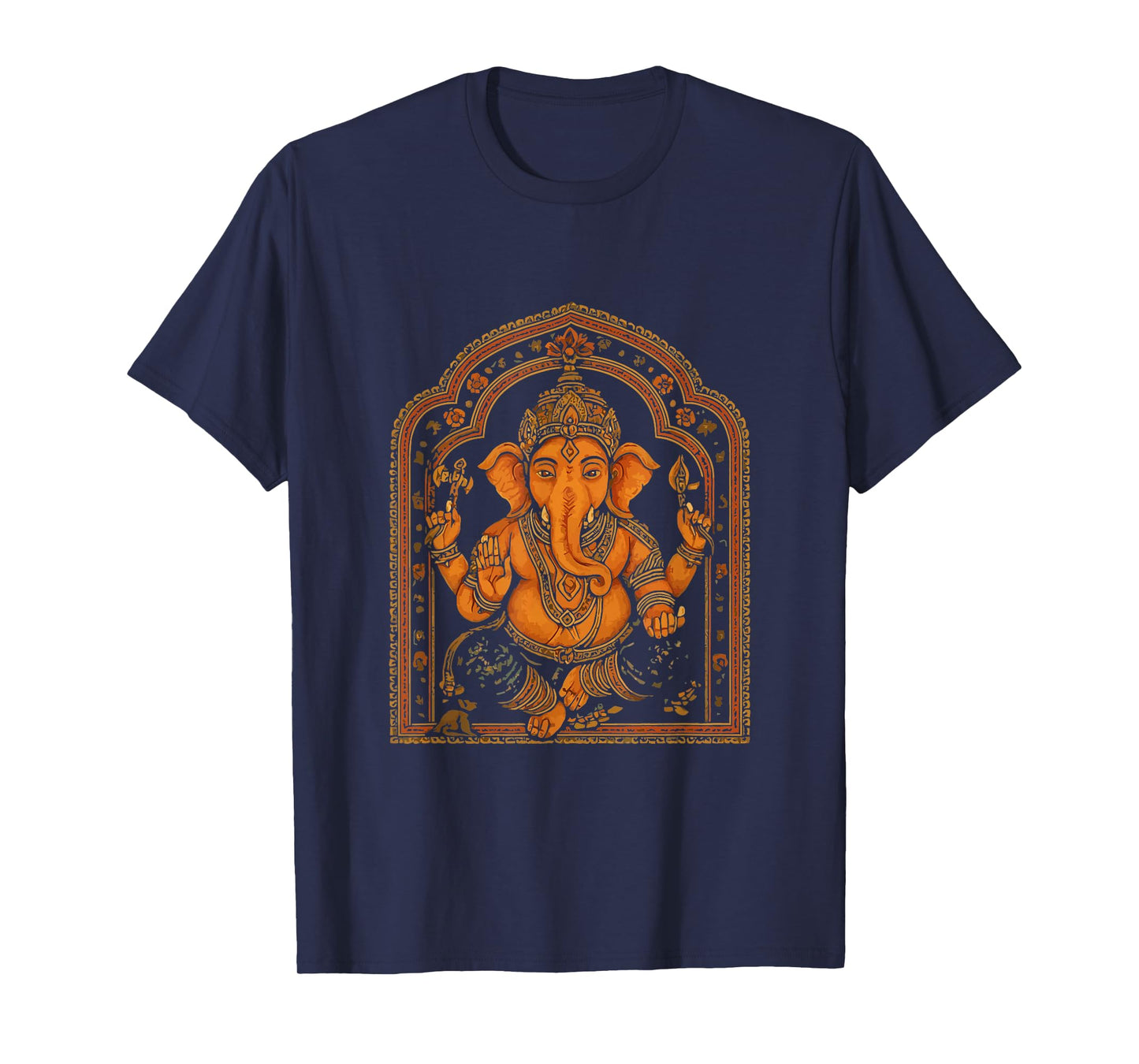 Ganesh Symbol Yoga Hindu Elephant God Ganesha Puja T-Shirt