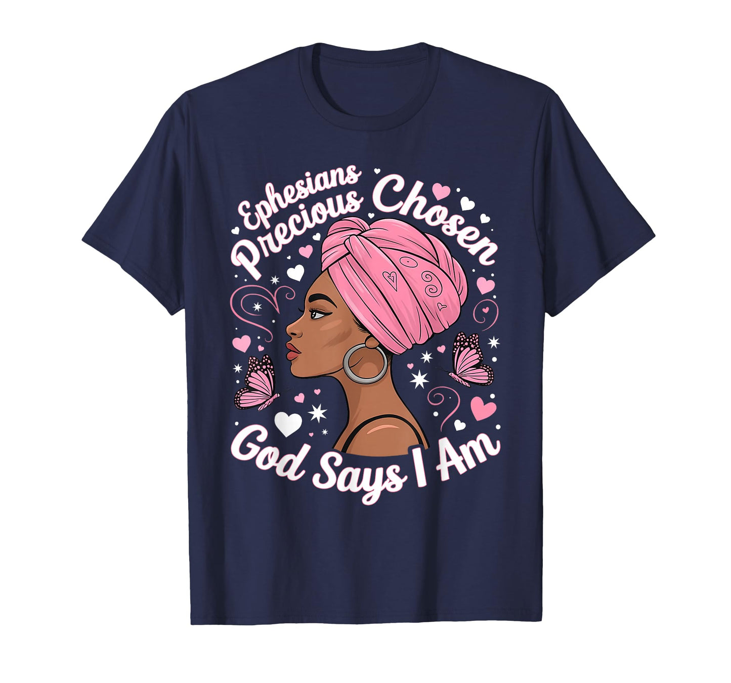 Breast Cancer Warrior God Says I Am Faith Strength Warrior T-Shirt