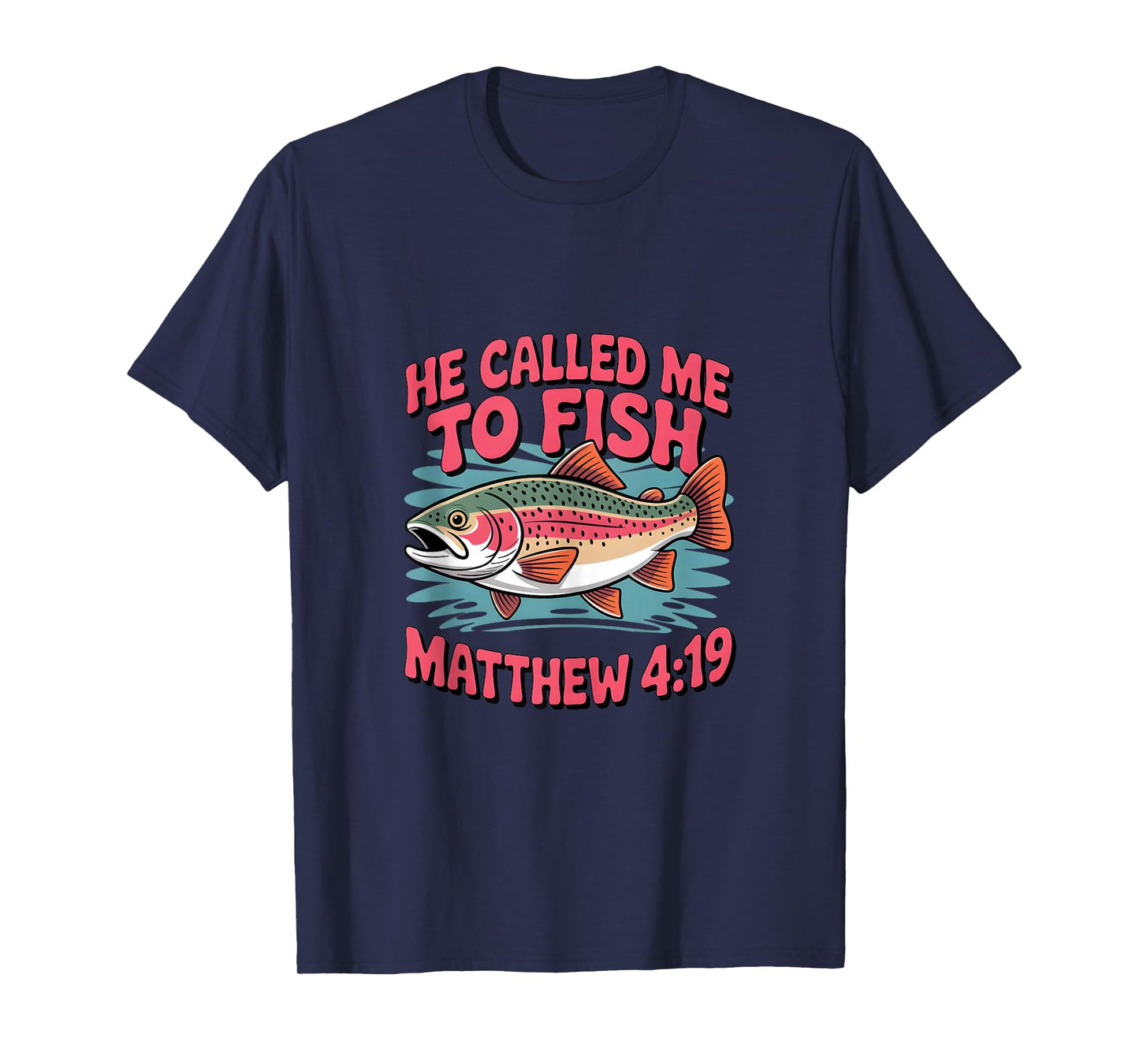 He Called Me to Fish Faith-Based Christian Fishing Tank Top