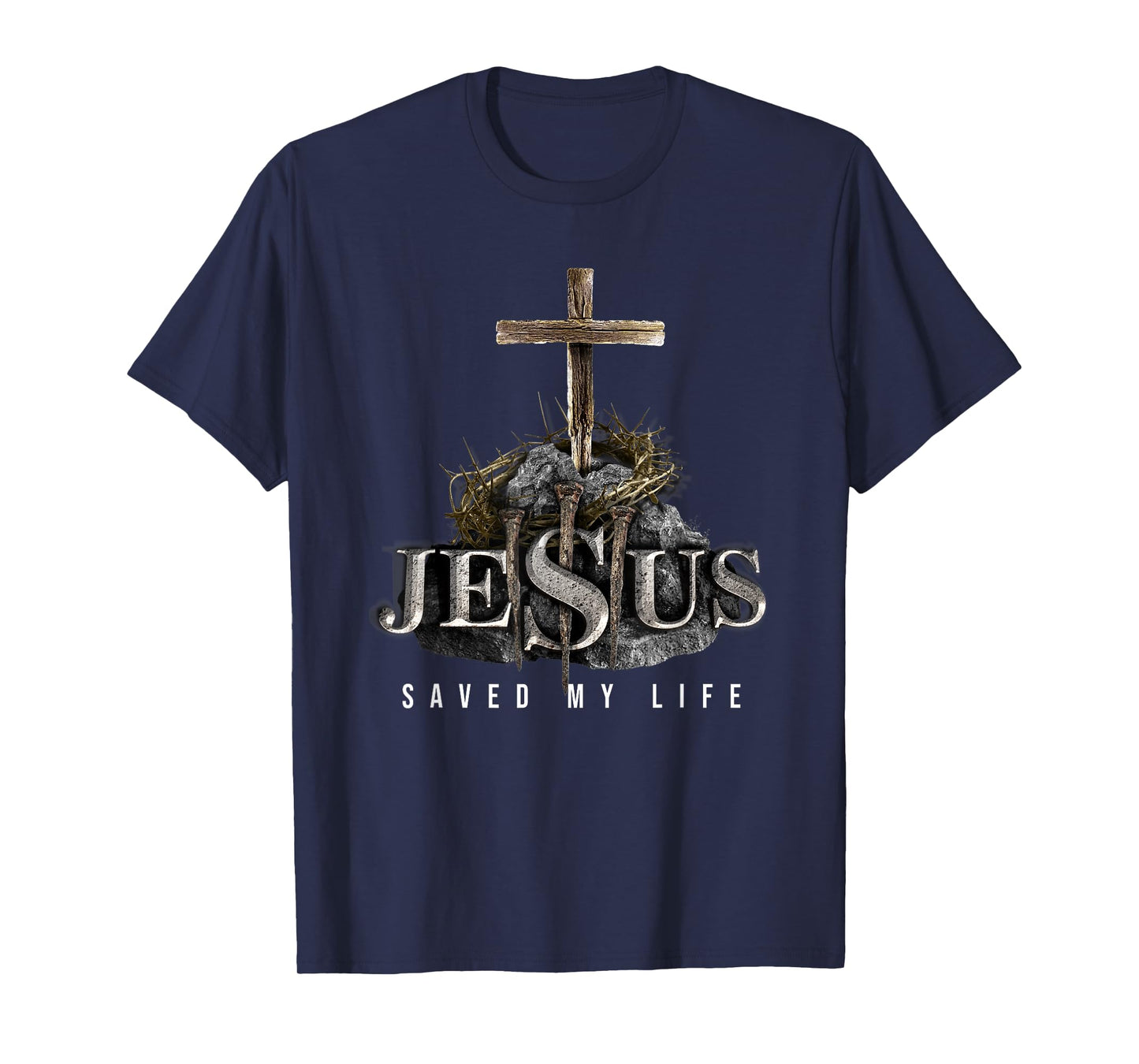 Jesus Saved My Life - Christian Religious Bible Church T-Shirt