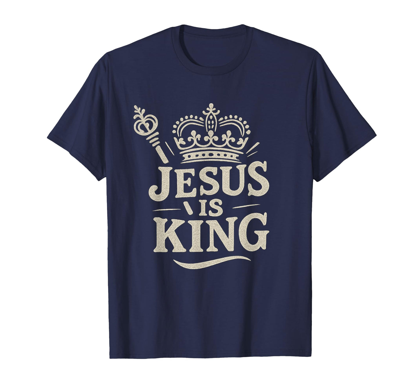 Jesus is King Bold Christian Message T-Shirt