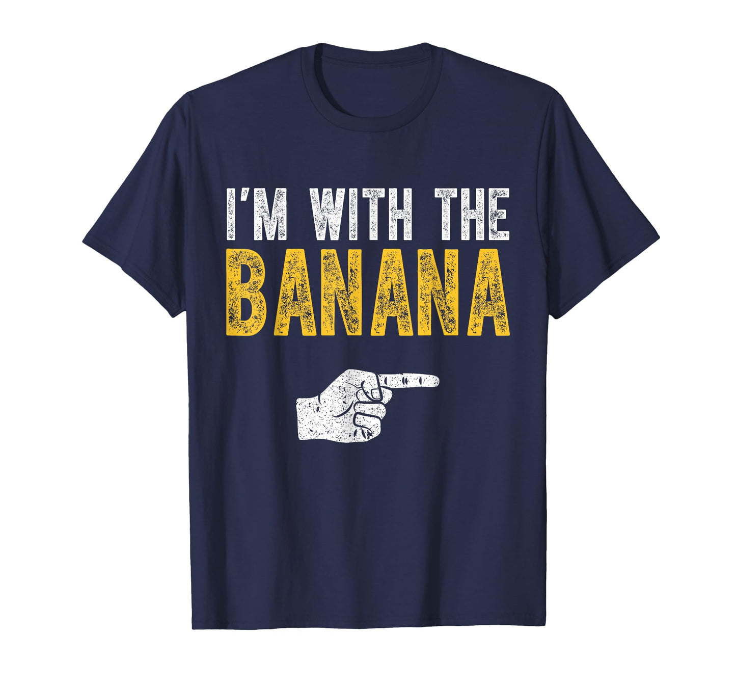 I'm With The Banana Costume Halloween Matching Couple T-Shirt
